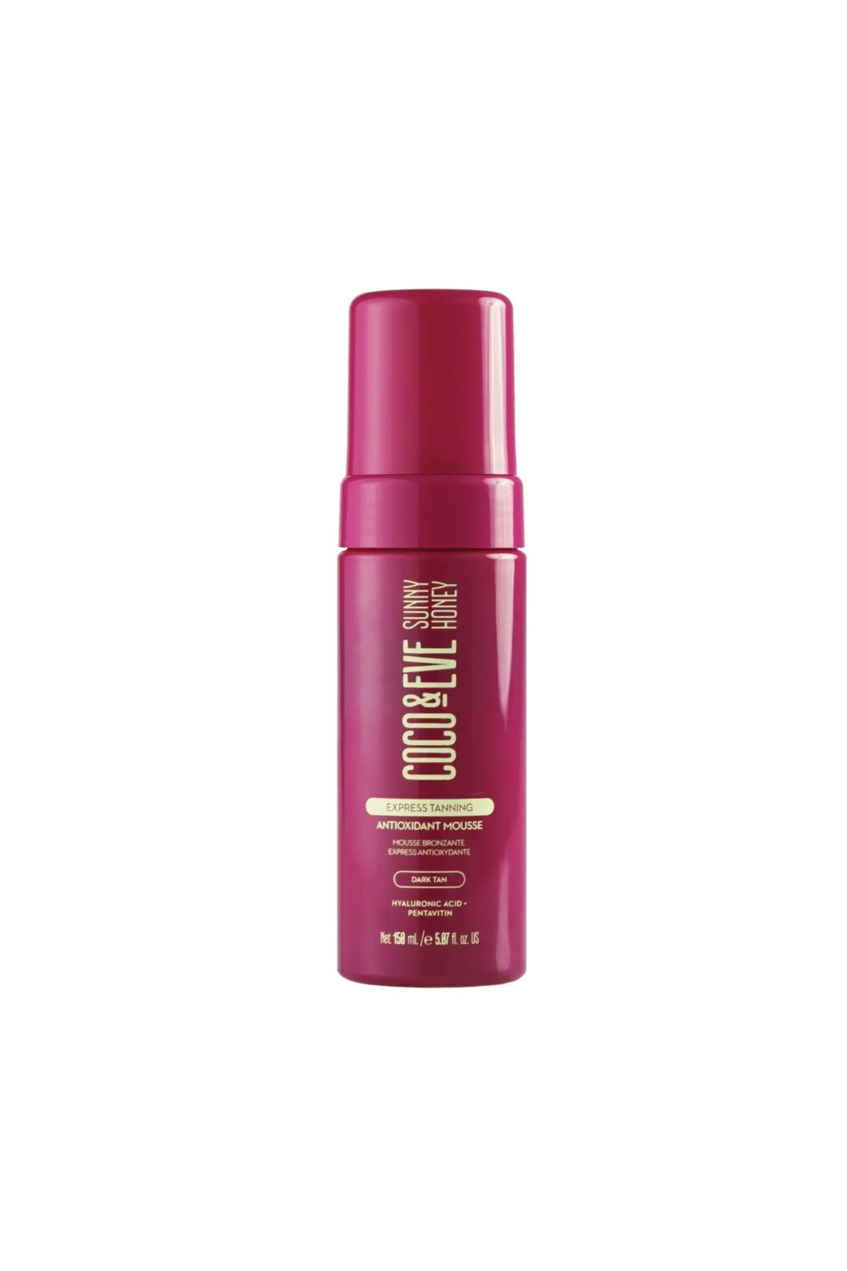 Coco & Eve Sunny Honey Express Bronzlaştırıcı Köpük, 1 Saatte Derin ve Kalıcı Bronzluk