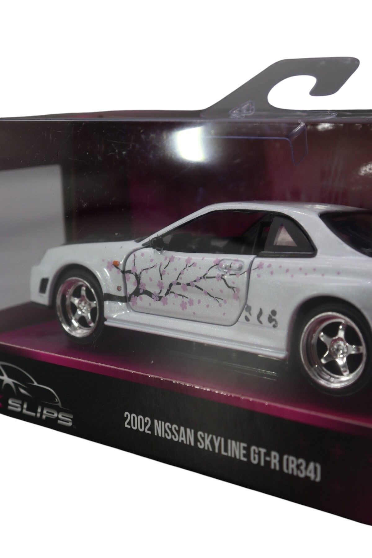 Jada Pink Slips 2002 Nissan Skyline GT-R (R34) 1/32 PINK SLIPS NISSAN SKYLINE GT-R(R34)