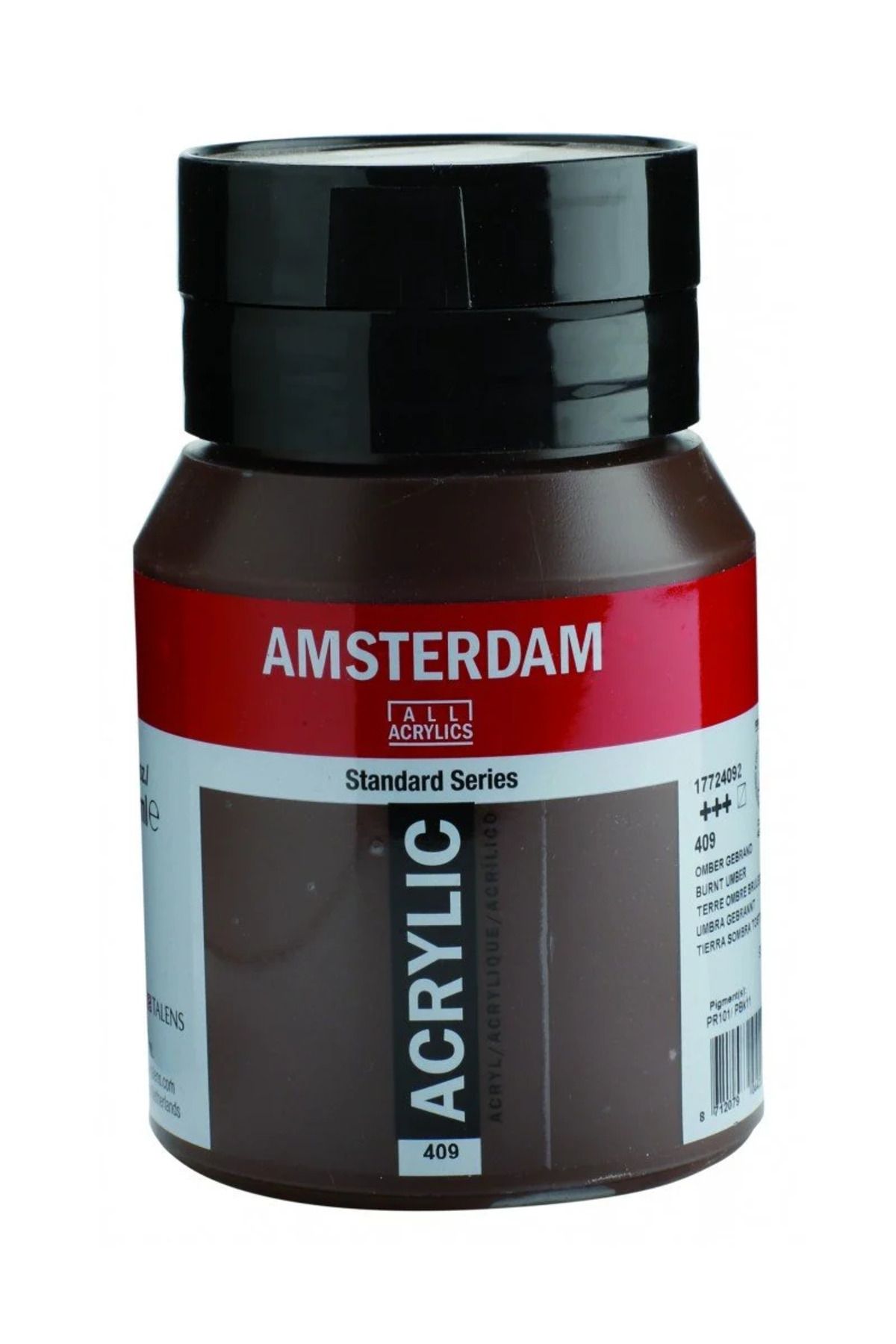 Talens Amsterdam Akrilik Boya Standart Series 500ml 409 Burnt Umber