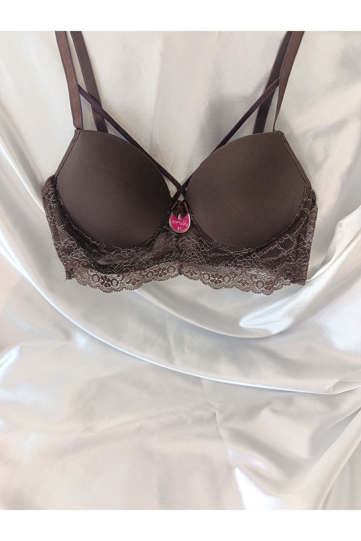 Butik DESTEKLİ İPLİ DETAYLI DANTEL BÜSTİYER SÜTYEN
