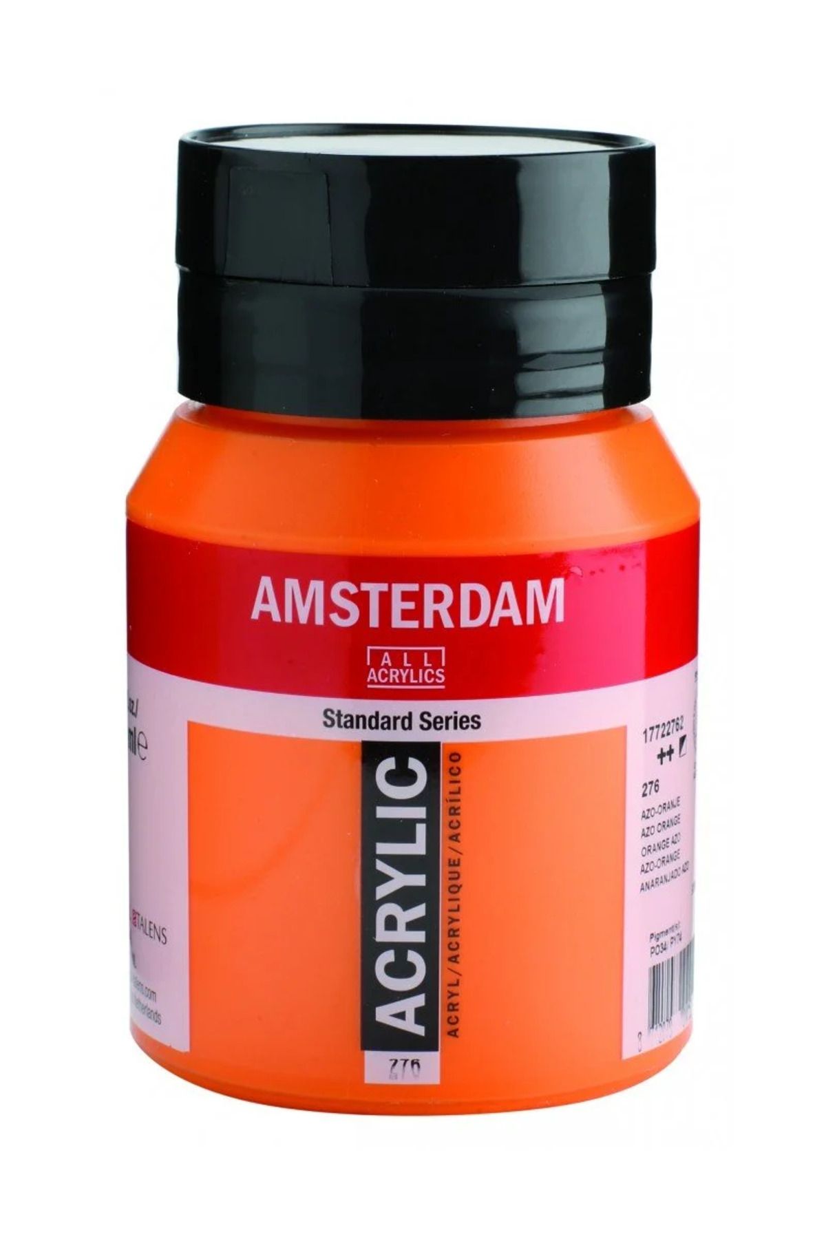 Talens Amsterdam Akrilik Boya Standart Series 500ml 276 Azo Orange