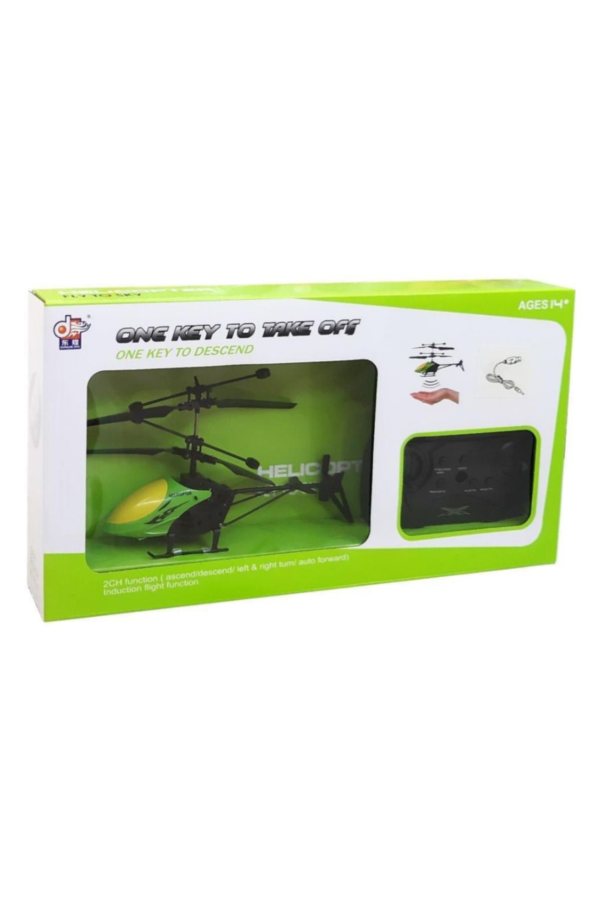 Art Tone PASİFİK KUMANDALI HELİKOPTER DH880 2CH ŞARJLI 14+