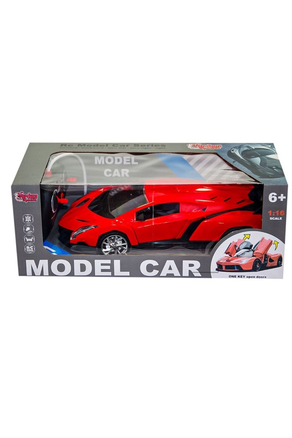 Art Tone VARDEM KUMANDALI MODEL CAR CD1610A SPOR ARABA IŞIKLI 1:16 6+