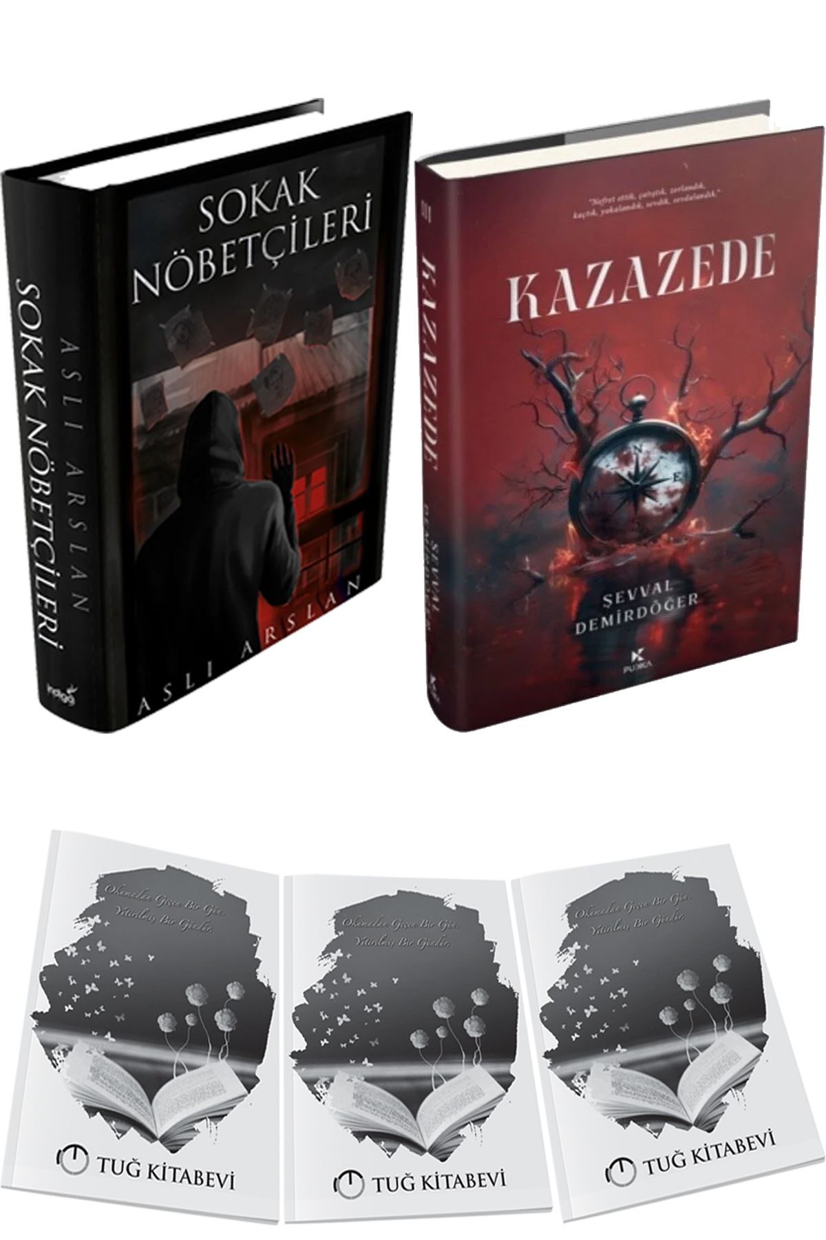 İndigo Kitap Sokak Nöbetçileri 1 Ciltli ve Kazazede 3 Ciltli + Hediyeli