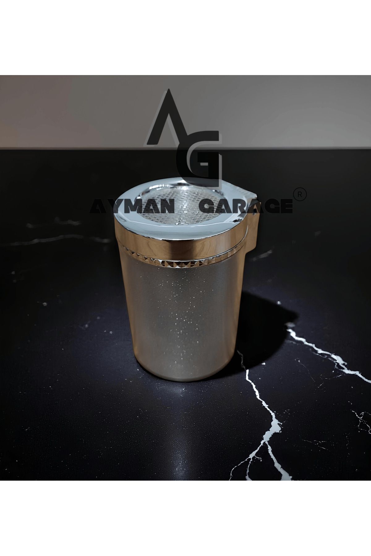 AYMAN GARAGE 7 Renkli RGB Led Işıklı Lüx Oto Küllük