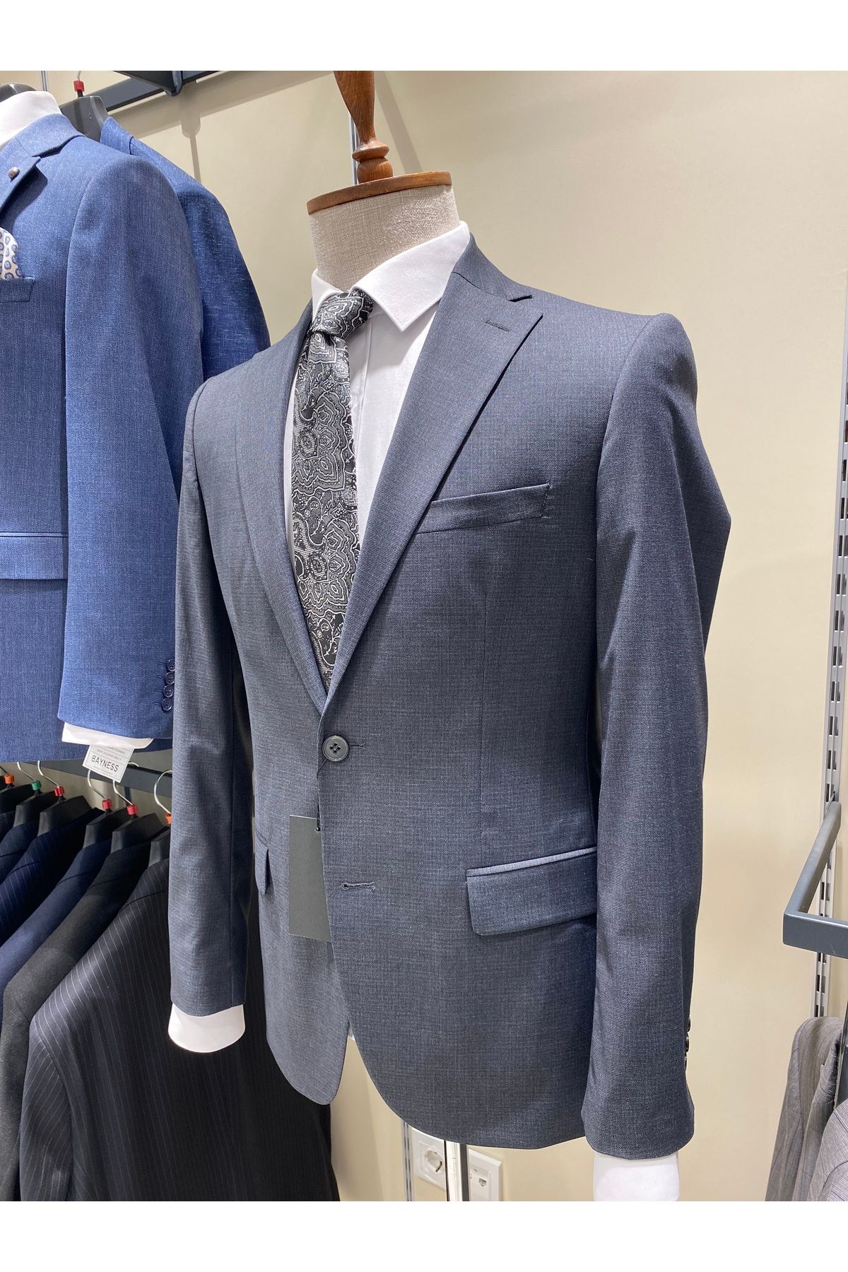 BAYNESS Erkek Klasik Regular Fit Takım Elbise