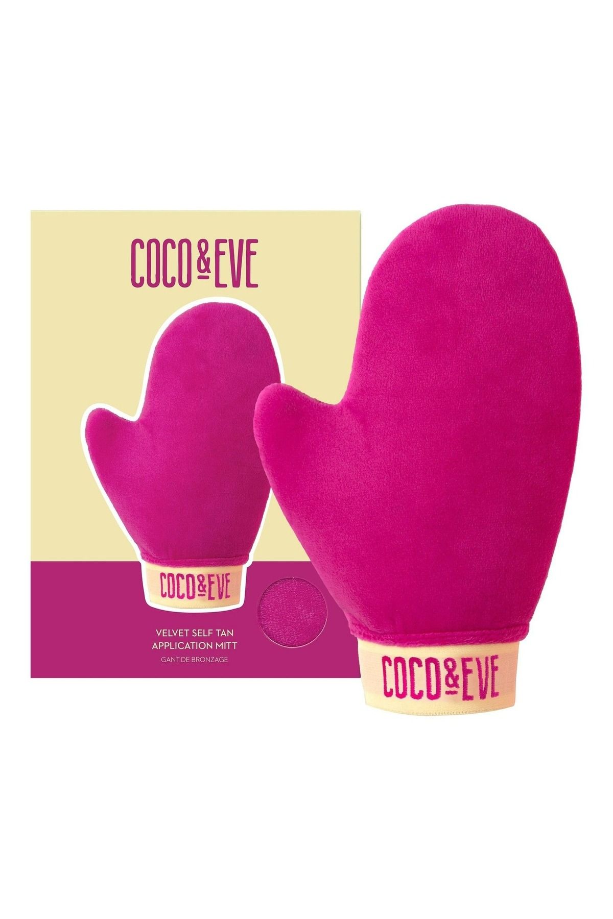 Coco & Eve Sunny Honey Yumuşak Kadife Bronzlaşma Eldiveni, Eşit ve Kusursuz Uygulama
