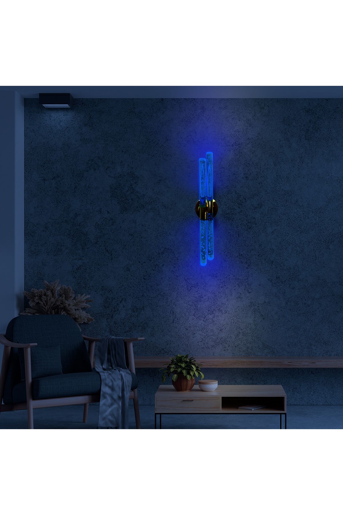 BACKHOME Bh Bubblelight Dubble Şık Ve Zarif Modern Led Duvar Aplik Gold Rgb Elektrikli Kumandalı