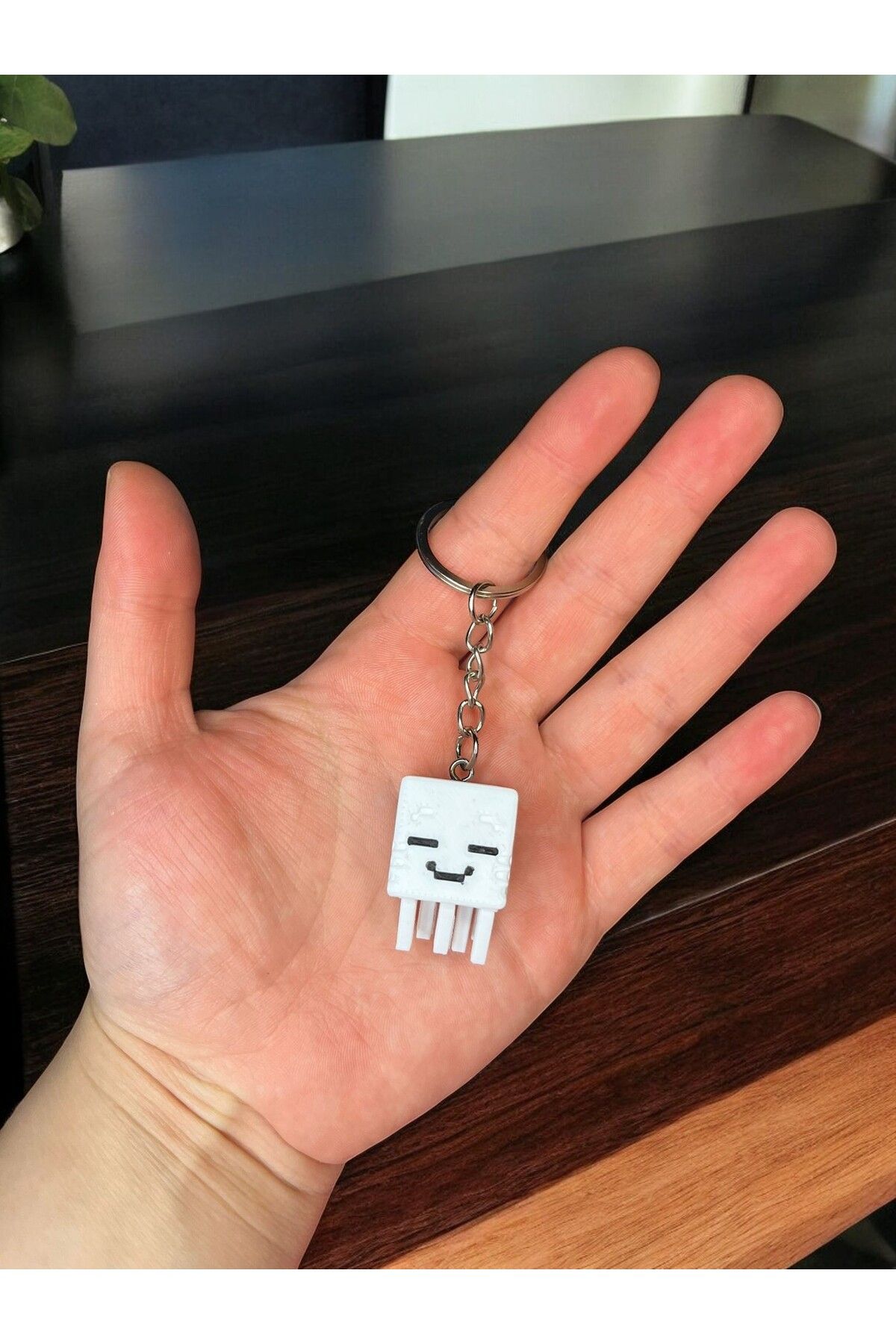 3boyutcraft Minecraft Ghast Figür Anahtarlık