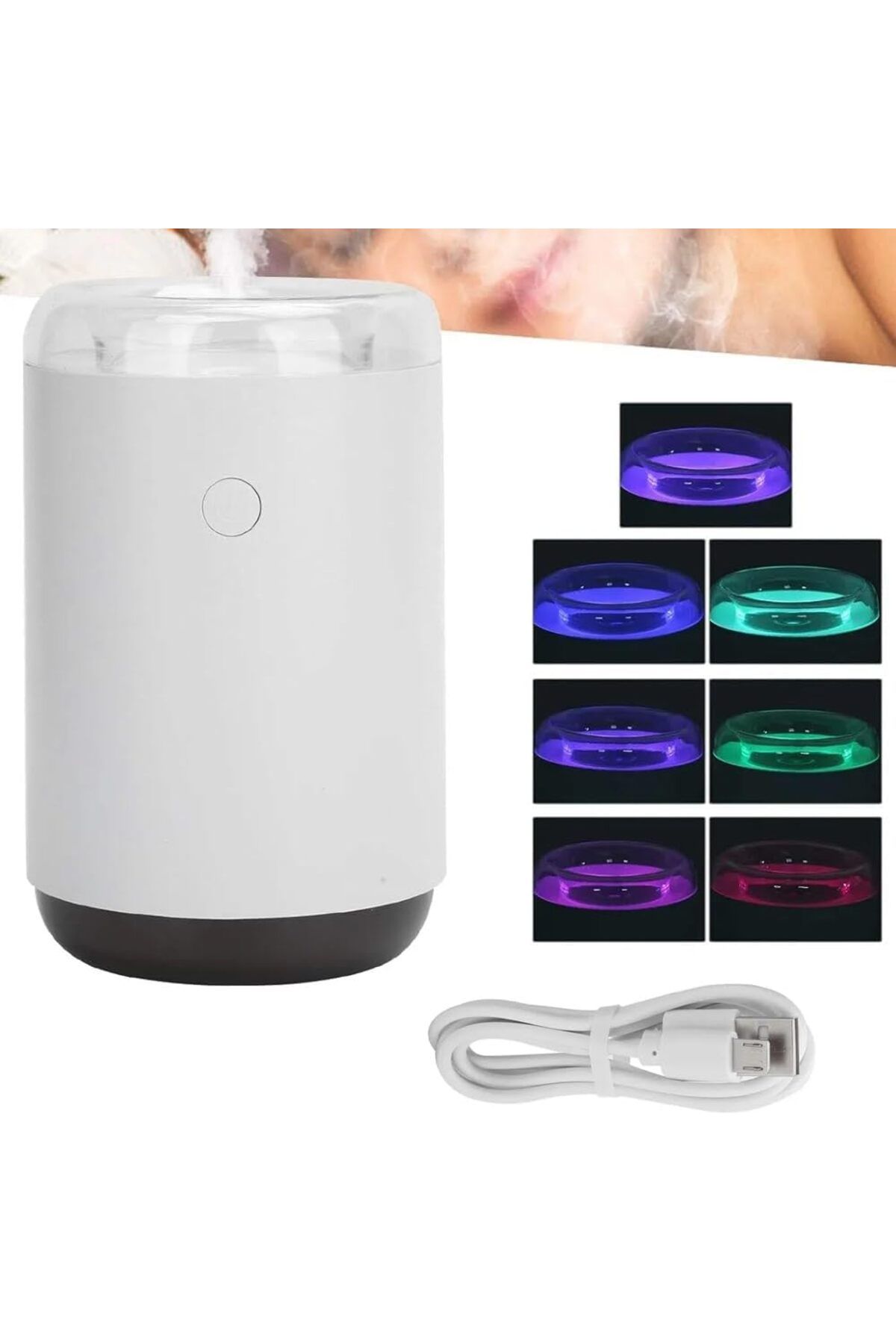 STOREMAX lvnmblya Rgb Işıklı Taşınabilir 255ml Hava Ortam Nemlendirici, Çocuk Odaları İçin İdeal Ye