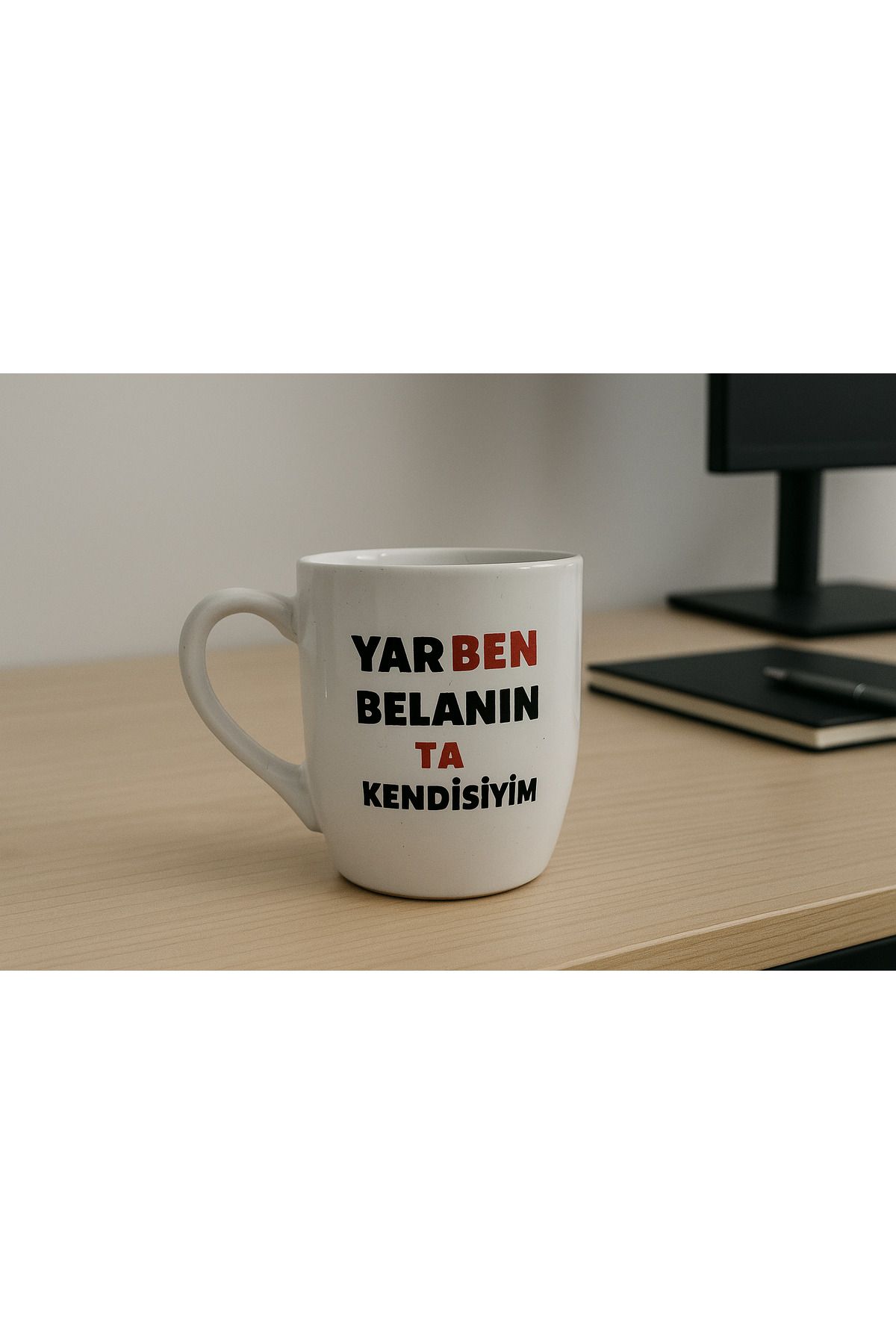 Tasarım Yar Ben Belanın TA Kendisiyim - Bulut Kupa - Hediyelik Seramik Kupa