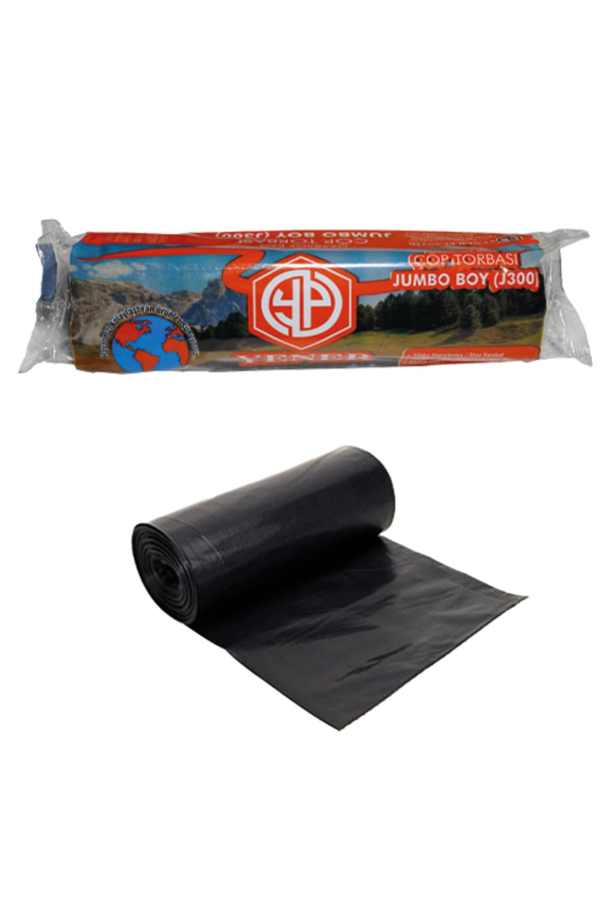 KOLİTÜRK 80x110 Jumbo Çöp Torbasi 300 Gr Siyah Koli 20 Rulo