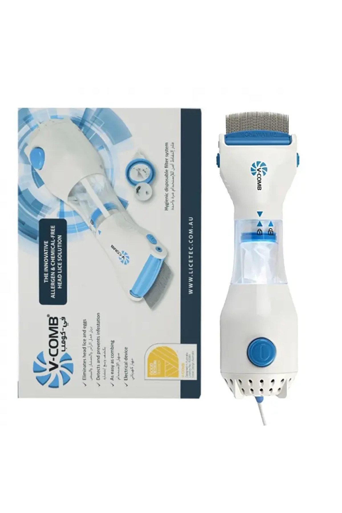 Licetec V-Comb-Original V-Comb Electric Device to Remove Lice 1