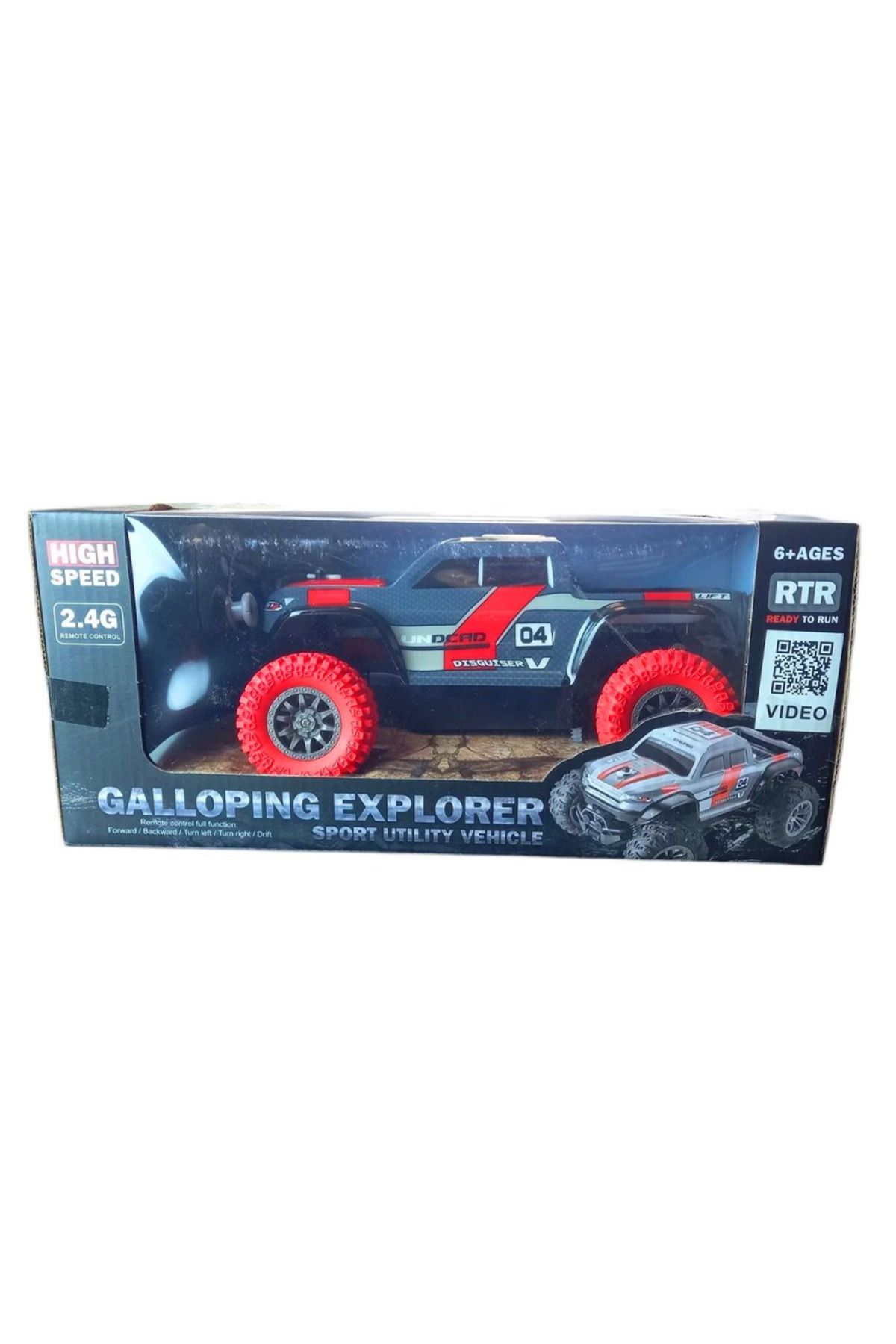 Art Tone GALLOPİNG EXPLORER KUMANDALI FAST ARABA 9040-5F R/C 2.4GHZ 1:18 IŞIKLI 6+
