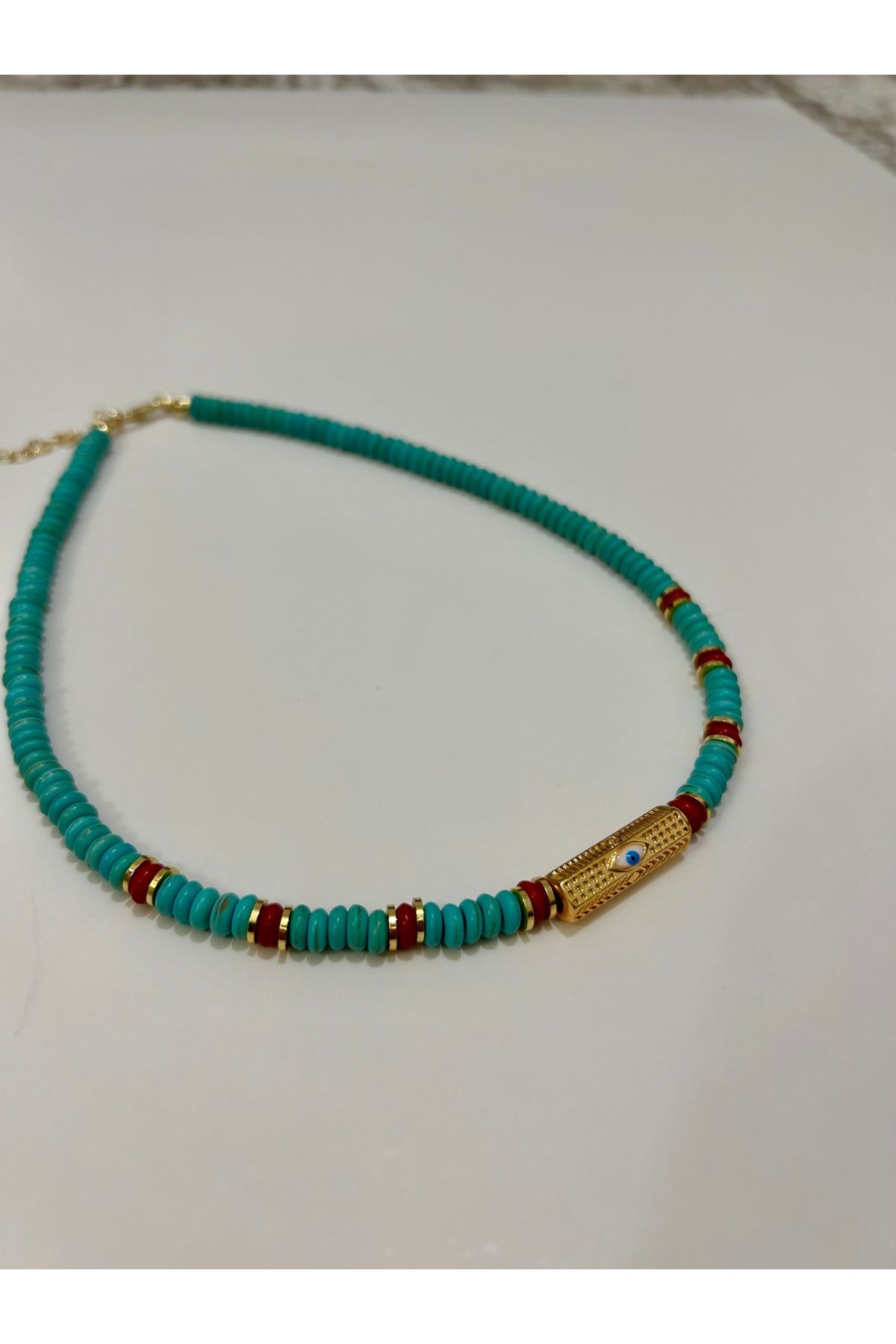 ayoljewelry Vintage turkuaz kolye