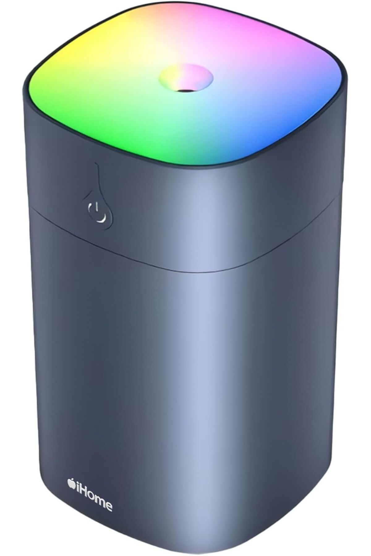 yenibagshop RGB Renkli Aromaterapi Difüzör ve Ultrasonik Hava Nemlendirici Buhar Makinesi (Siyah, 400ml)