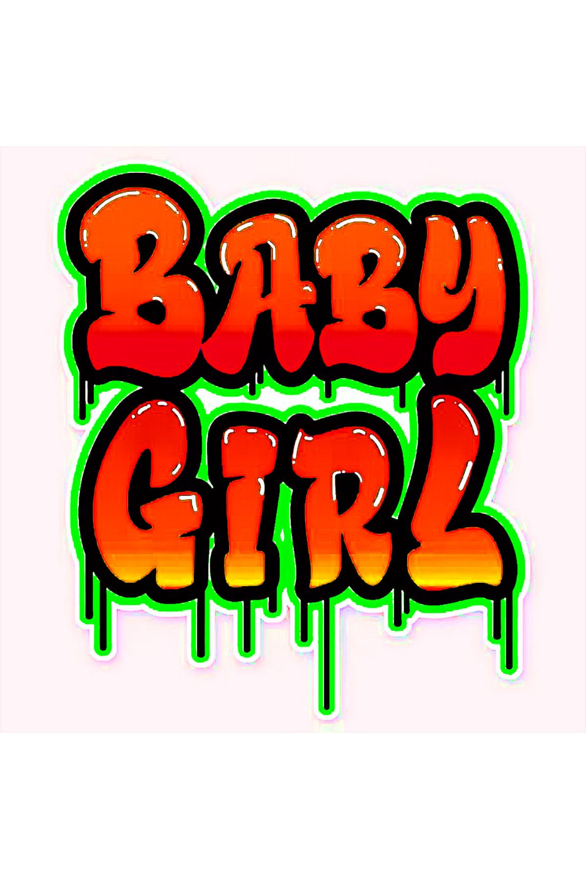 Docima Motosiklet Sticker BABY GRİL