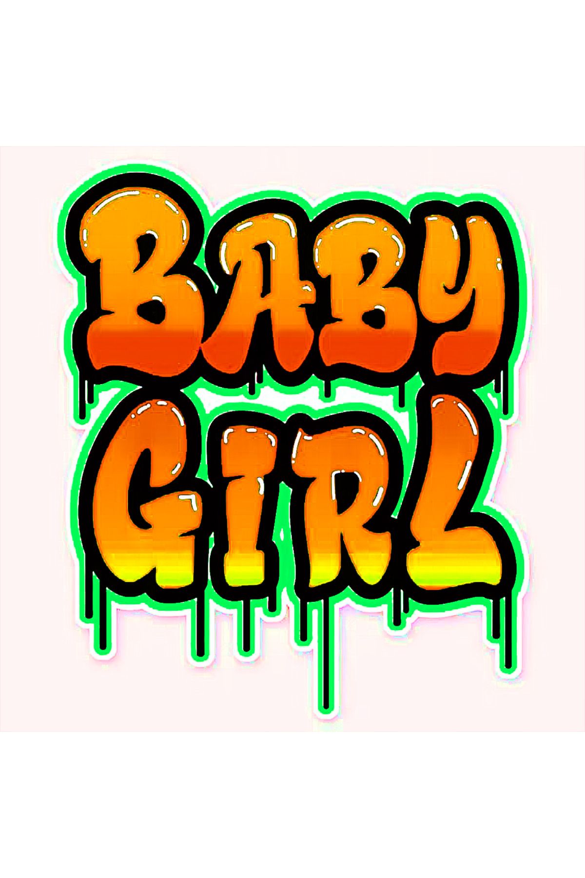 Docima Motosiklet Sticker BABY GRİL