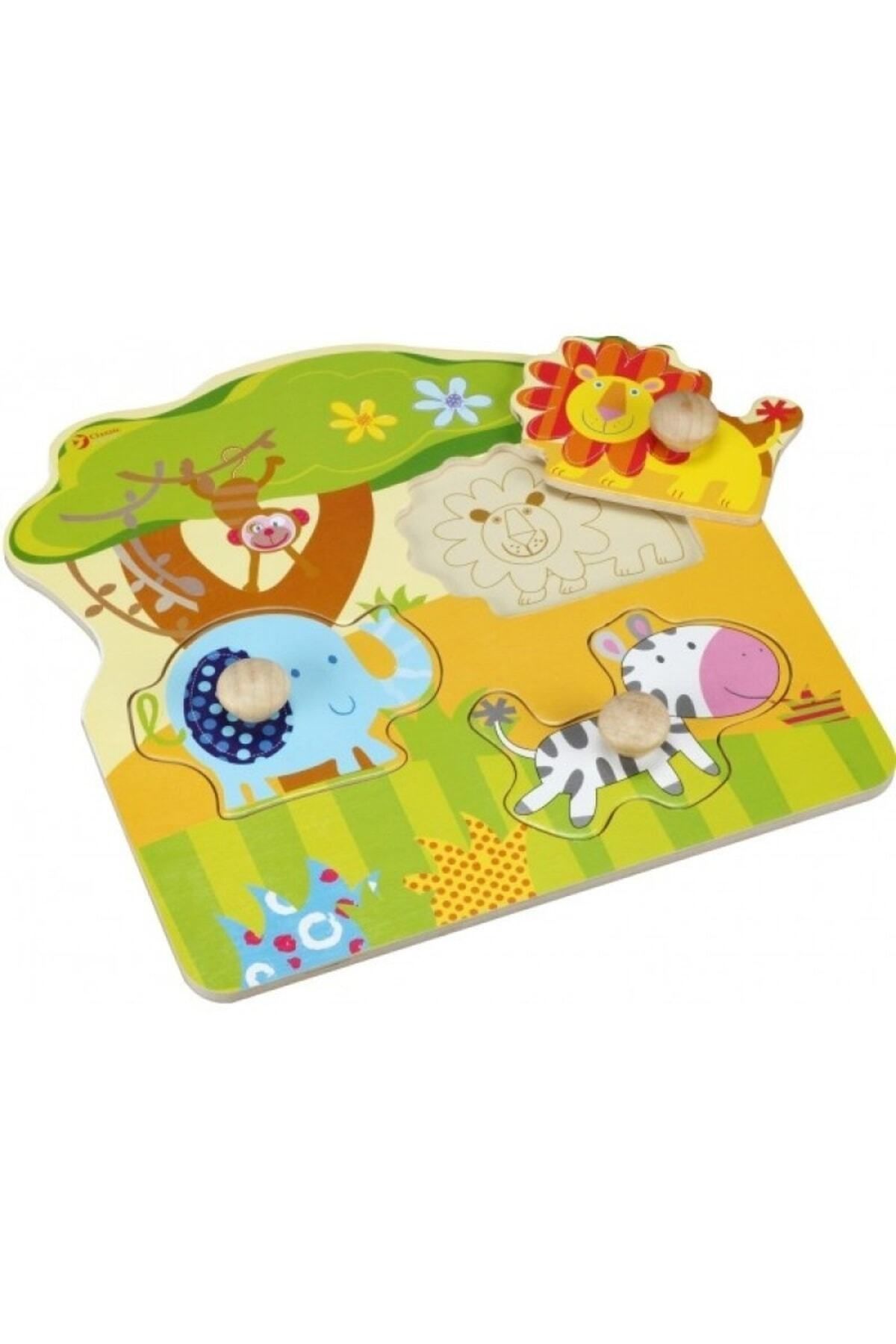 Calimera Toys CW Ahşap Vahşi Hayvanlar Yapboz