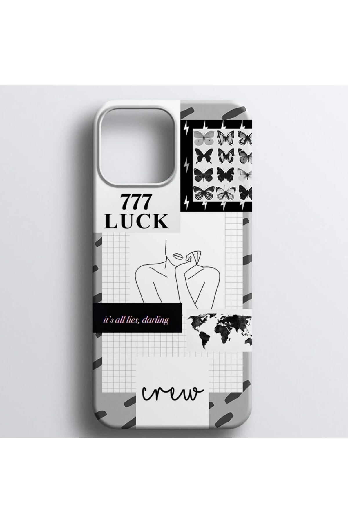 ENITAN İphone 15 Pro Max İle Uyumlu Desenli Kılıf