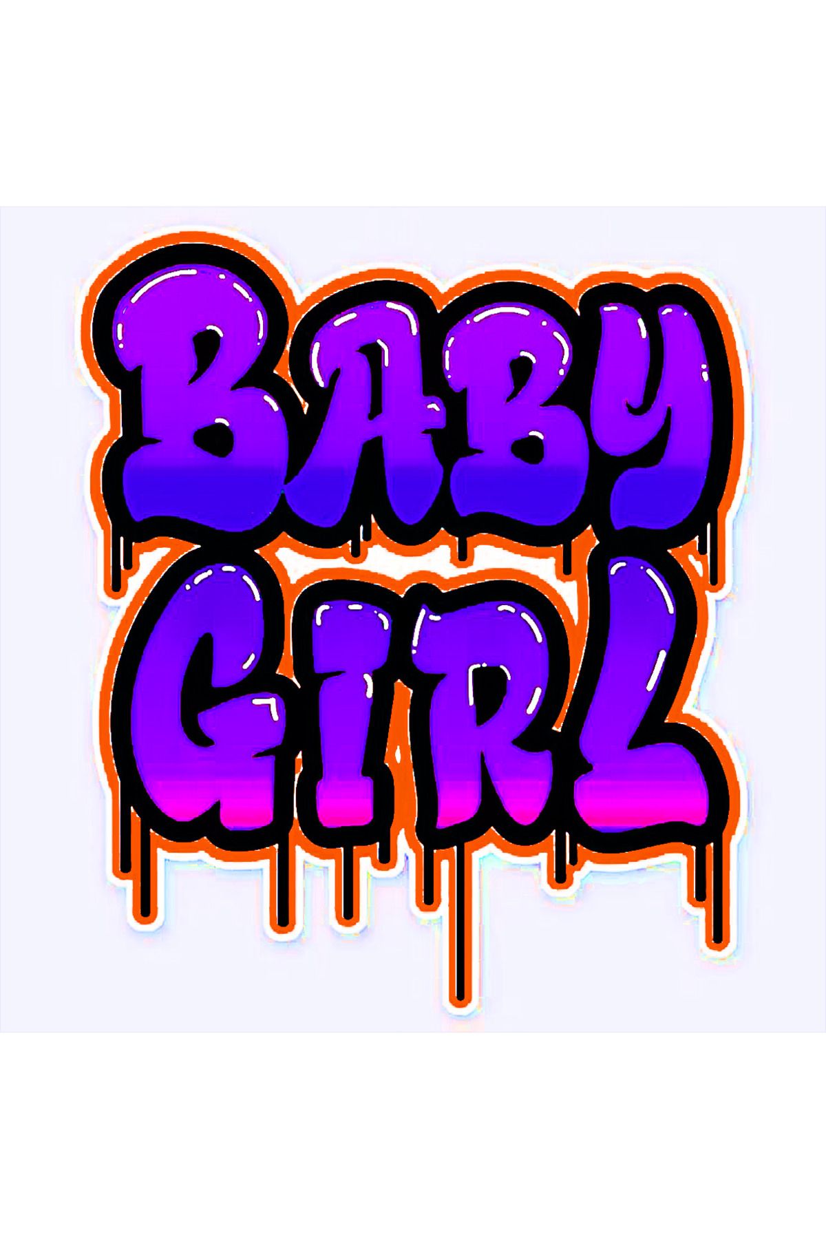 Docima Motosiklet Sticker BABY GRİL