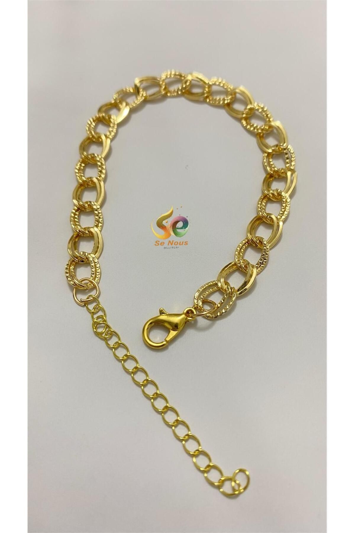 Butik Gold Çift Zincir Bileklik