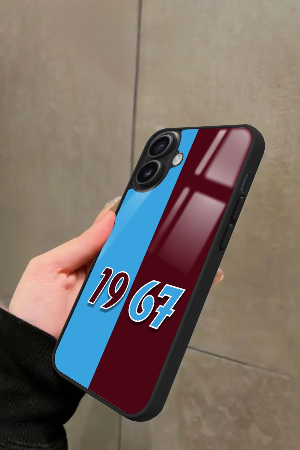 Snacase iPhone 16 Plus Uyumlu 1967 Yazılı Glossy Premium Kılıf