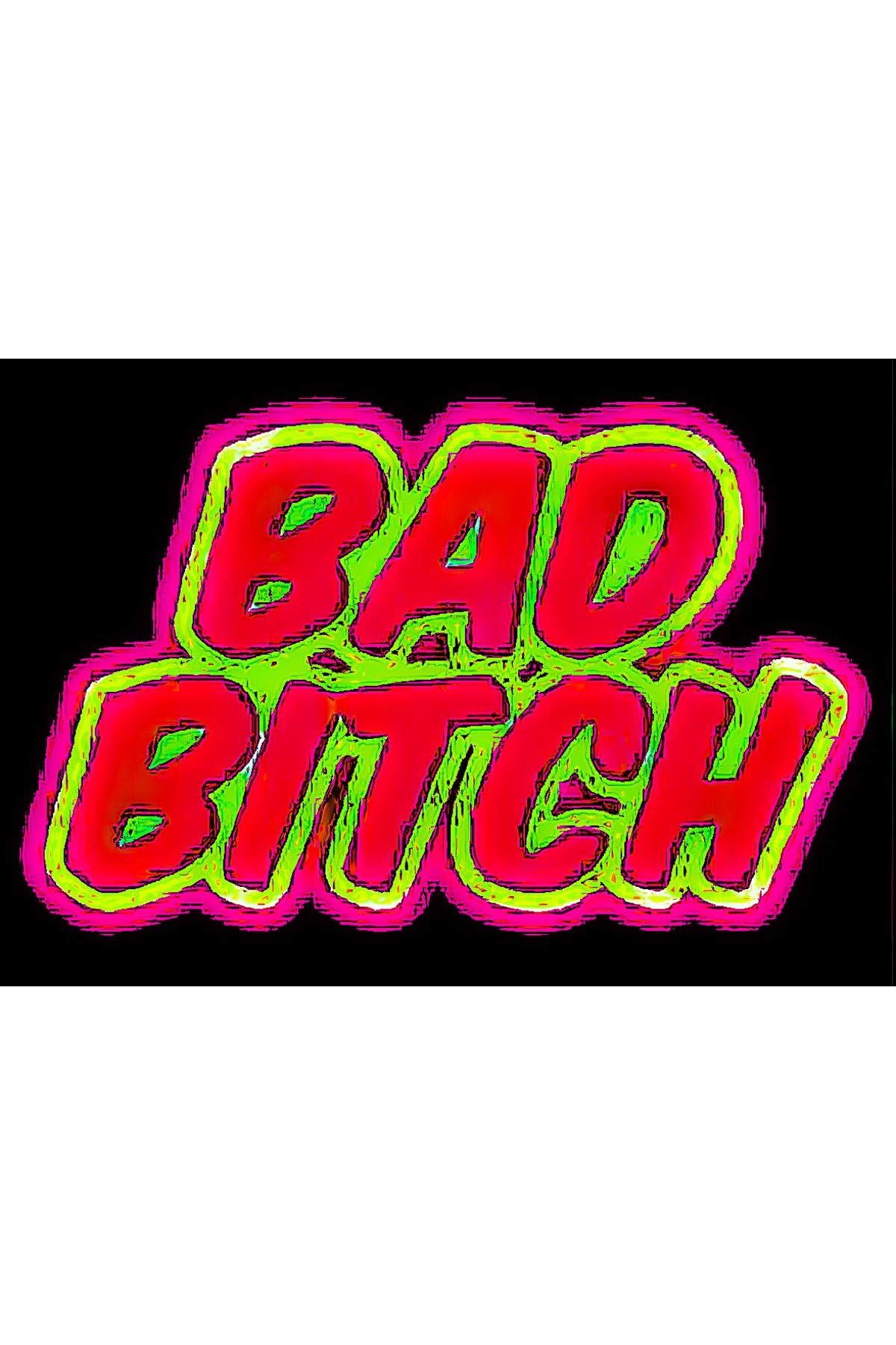 Docima Motosikler Sticker BAD BITCH