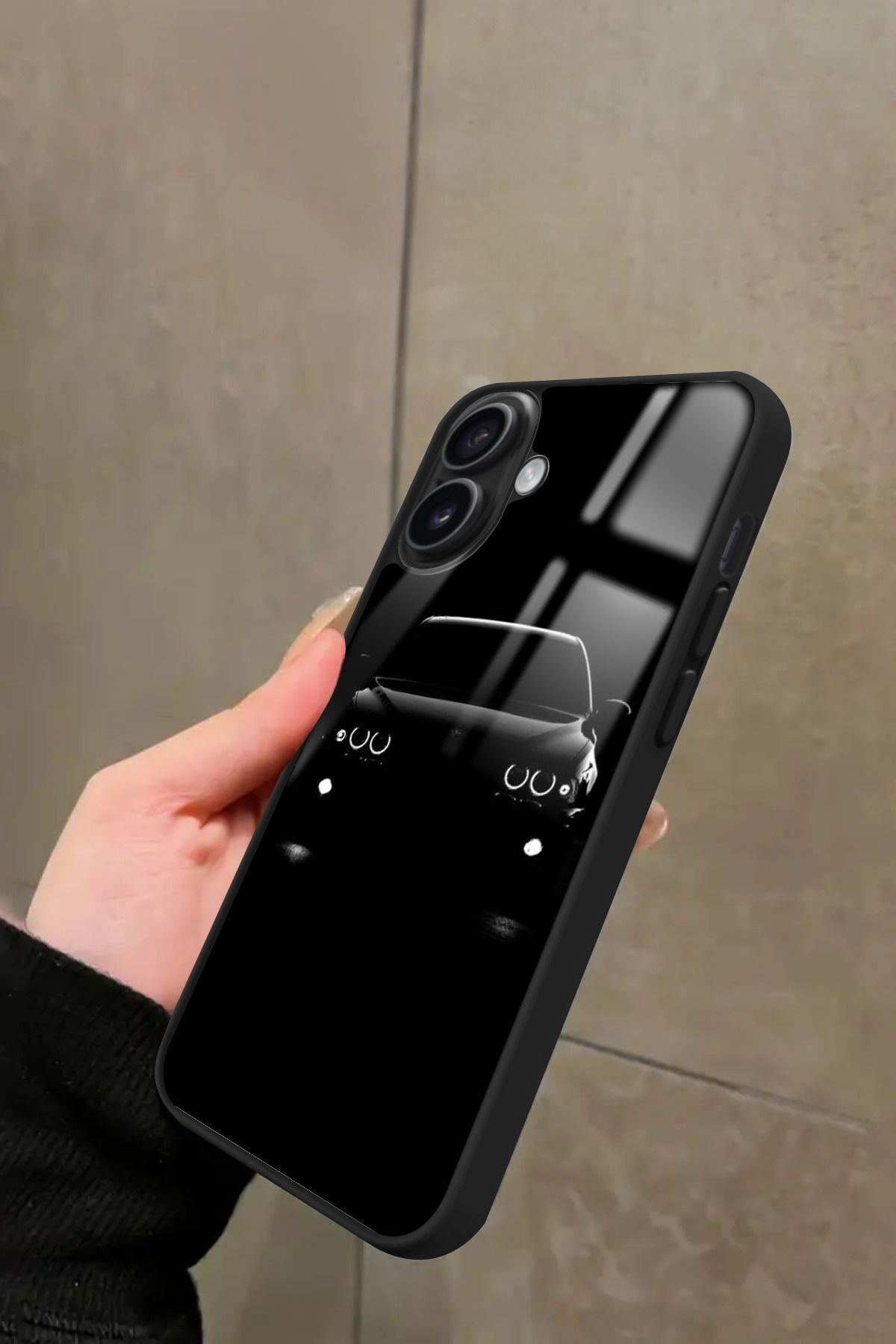 Snacase iPhone 16 Plus Uyumlu Araba Tasarımlı Glossy Premium Kılıf