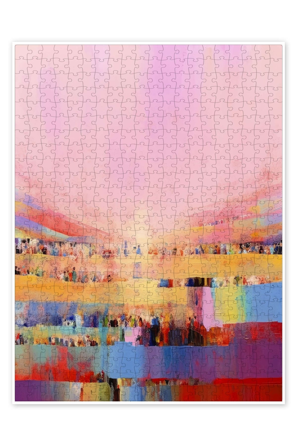 Jeronkarji The Love In Us V 500 Parça Puzzle Yapboz Bohem Soyut Sanat Temalı