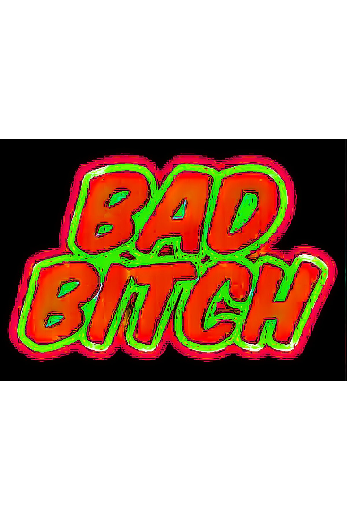 Docima Motosikler Sticker BAD BITCH