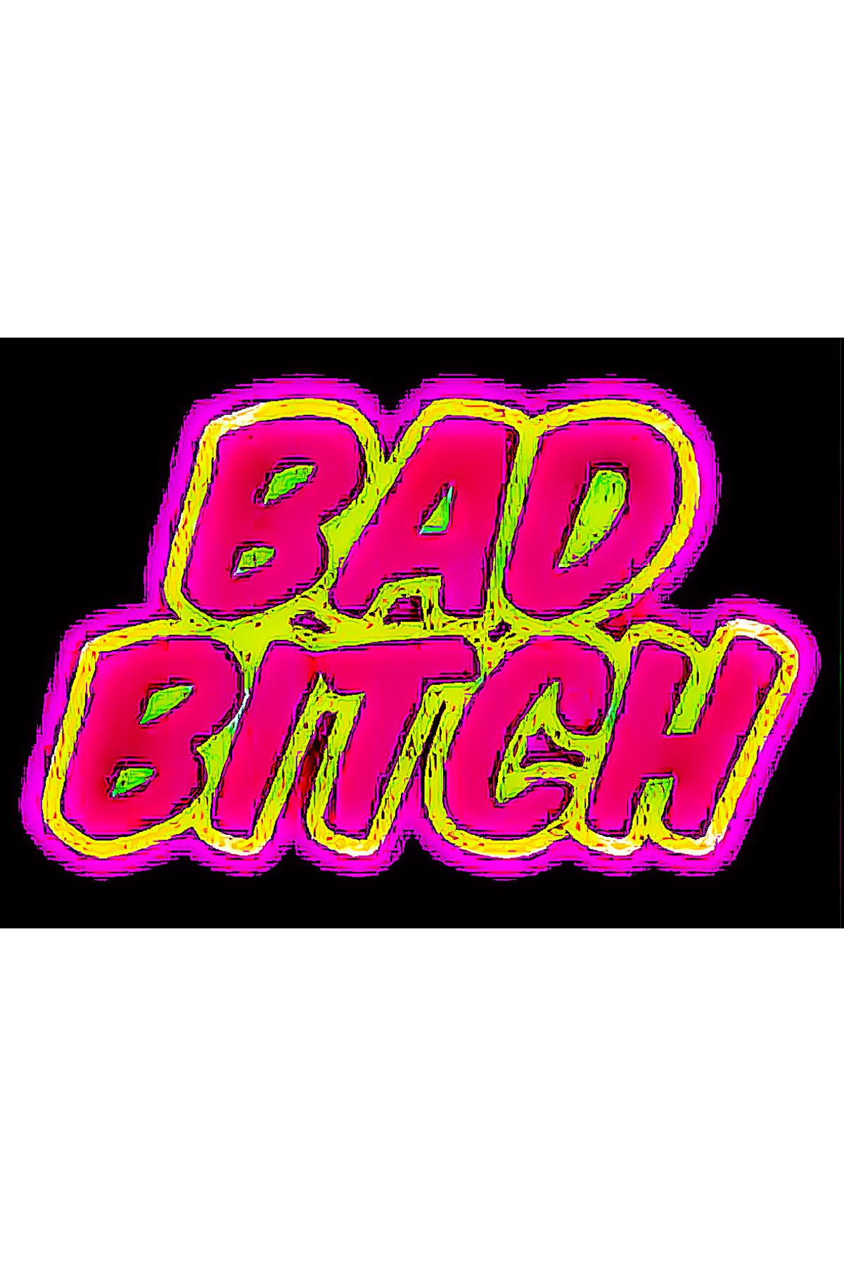 Docima Motosikler Sticker BAD BITCH