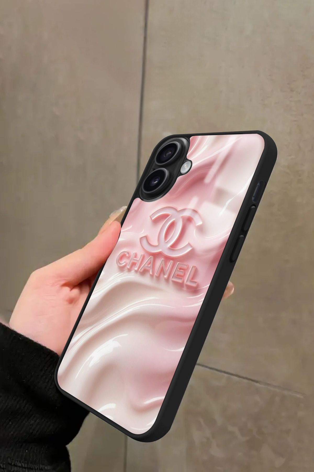 Snacase iPhone 16 Plus Uyumlu Marka Tasarımlı Glossy Premium Kılıf
