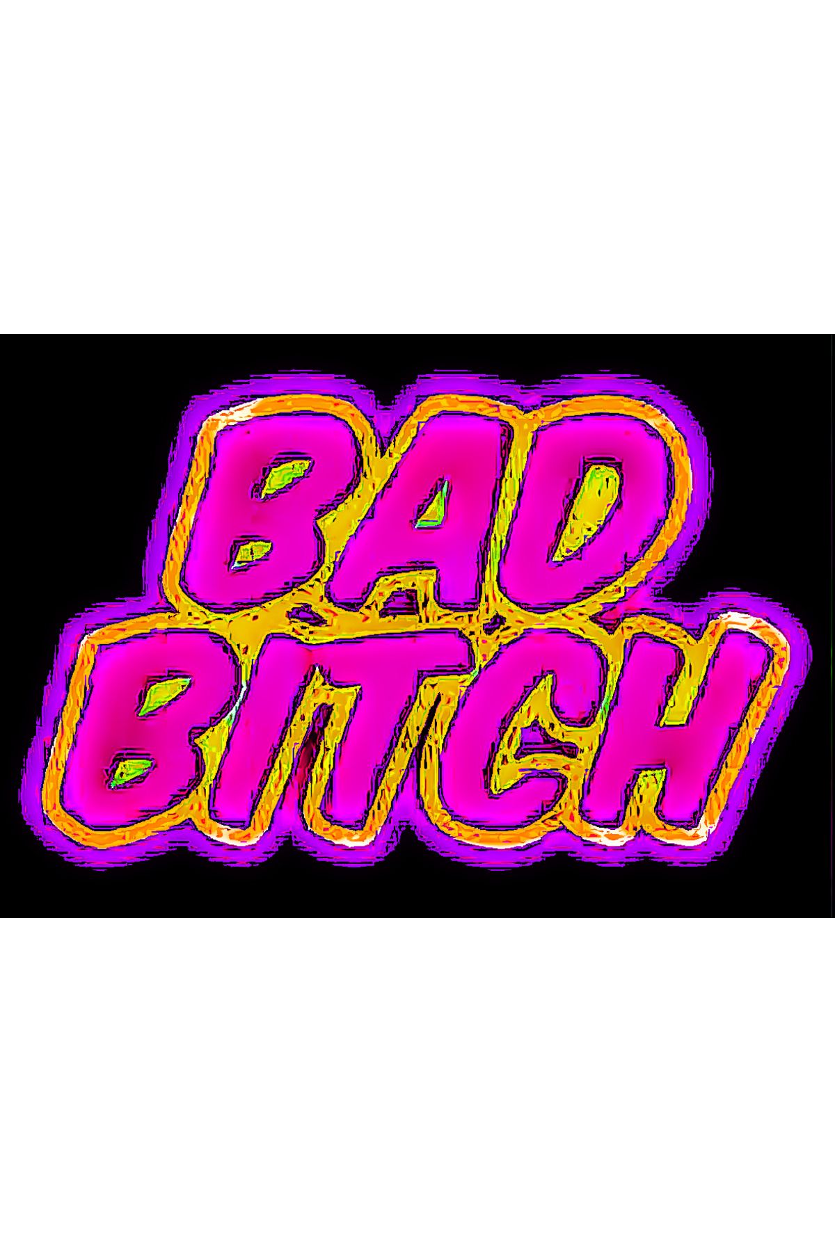 Docima Motosikler Sticker BAD BITCH