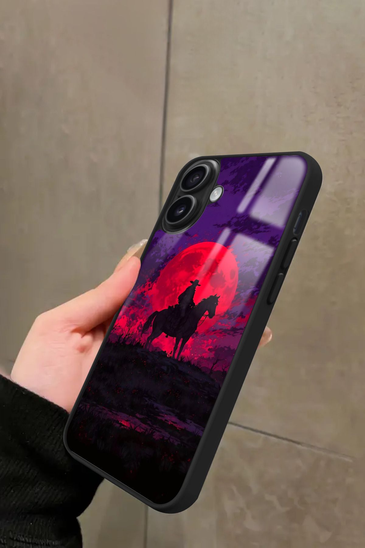 Snacase iPhone 16 Plus Uyumlu RDR2 Tasarımlı Glossy Premium Kılıf