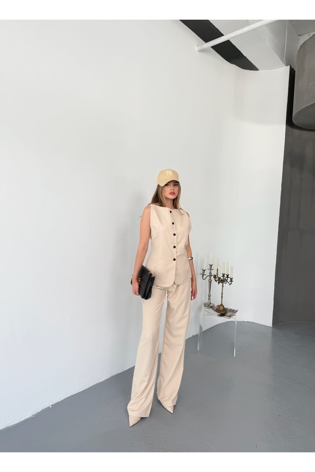 NOVEMBER Fashion Alt Üst Düğmeli Takım