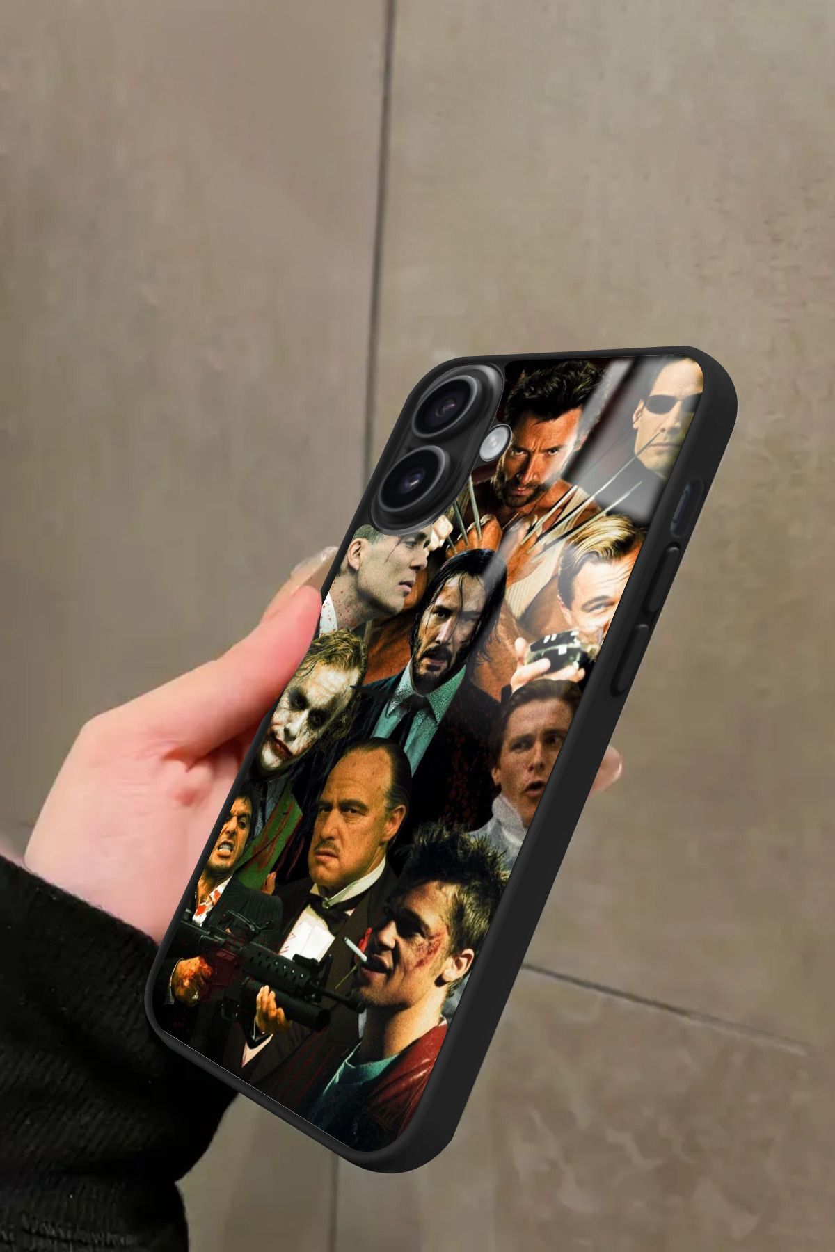Snacase iPhone 16 Uyumlu Film Karakterleri Tasarımlı Glossy Premium Kılıf