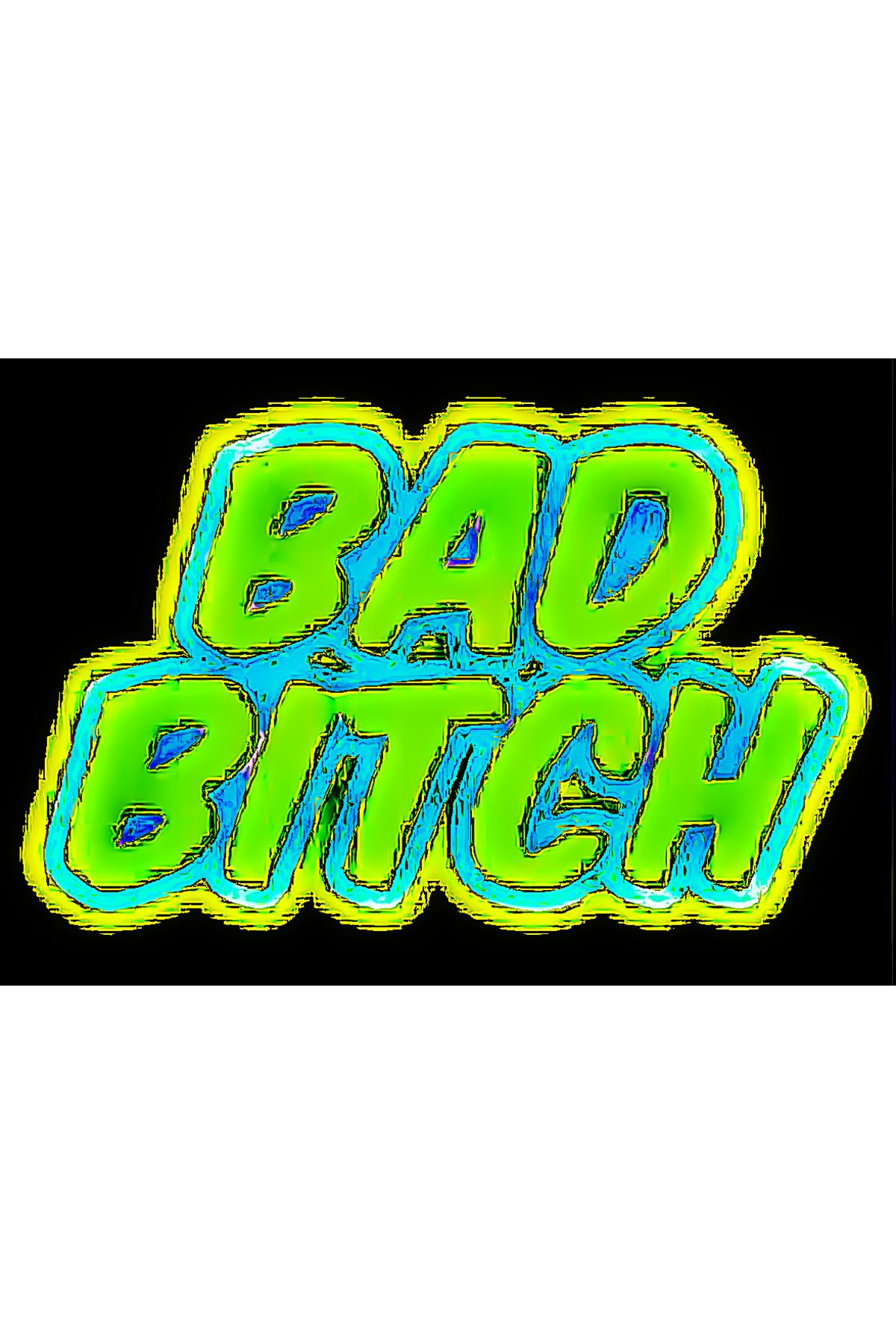 Docima Motosikler Sticker BAD BITCH