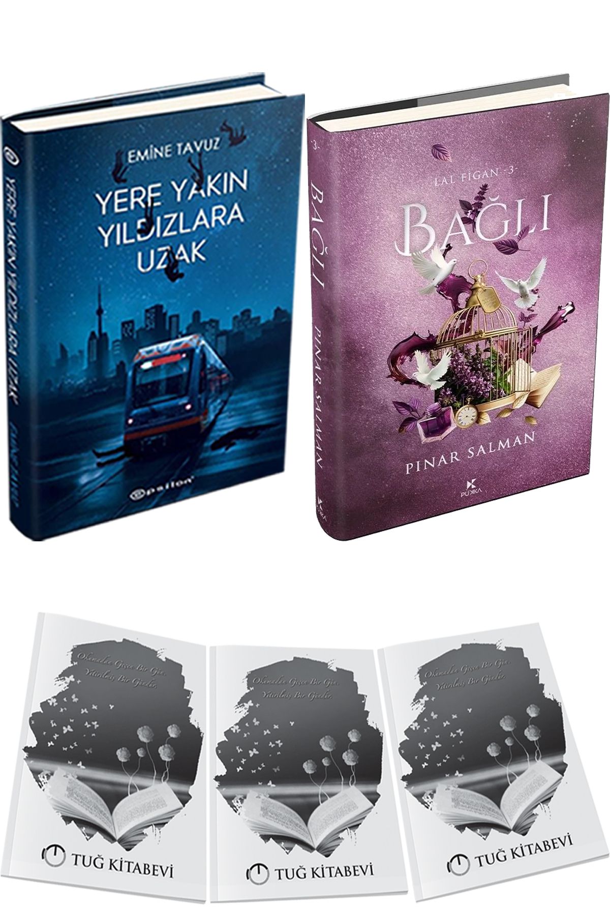 Epsilon Yayınevi Yere Yakın Yıldızlara Uzak Ciltli ve Lal Figan 3 Bağlı Ciltli + Hediyeli