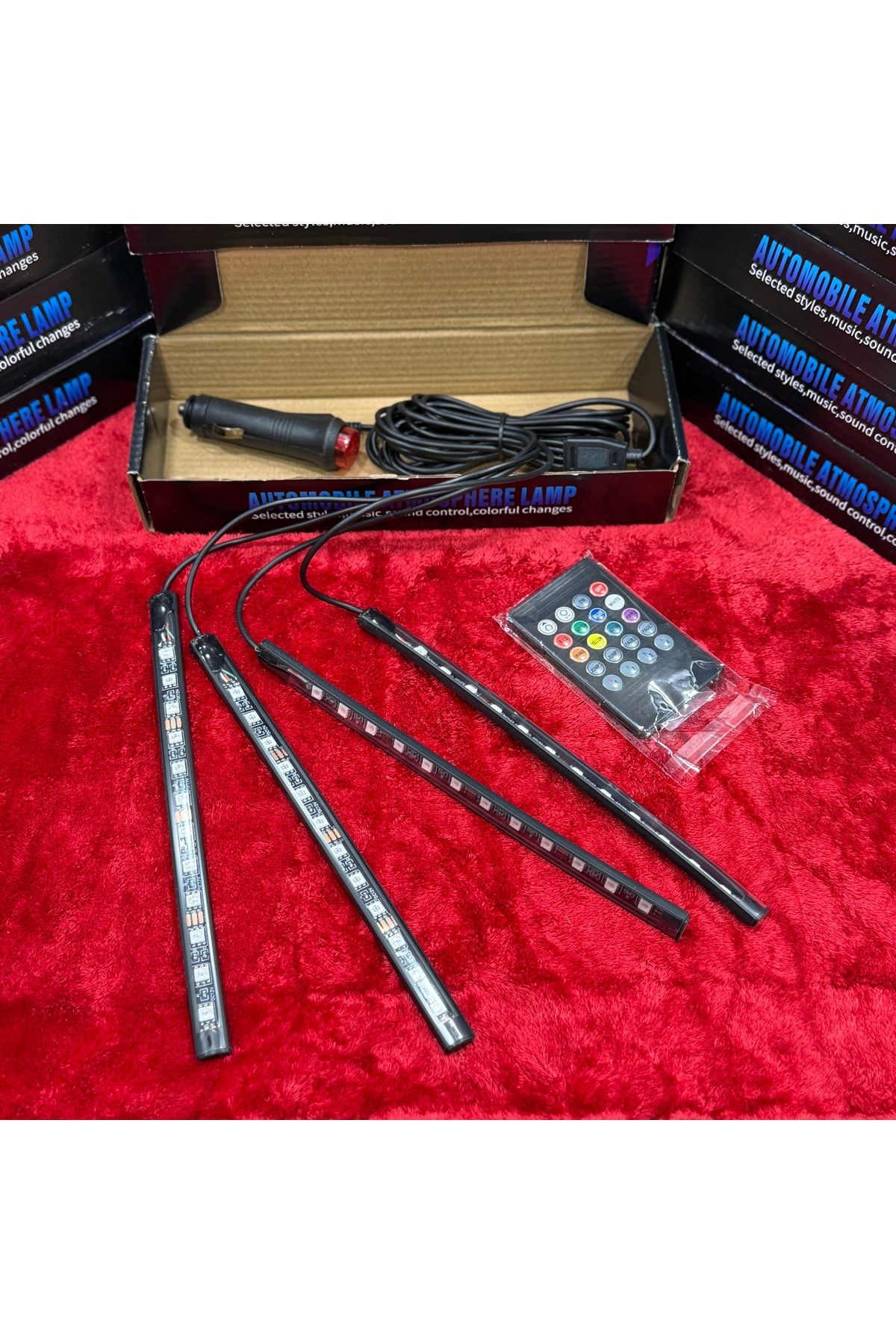 Korkmaz Oto Market & Aksesuar Kumandalı Ayak Altı Led Tak Çalıştır