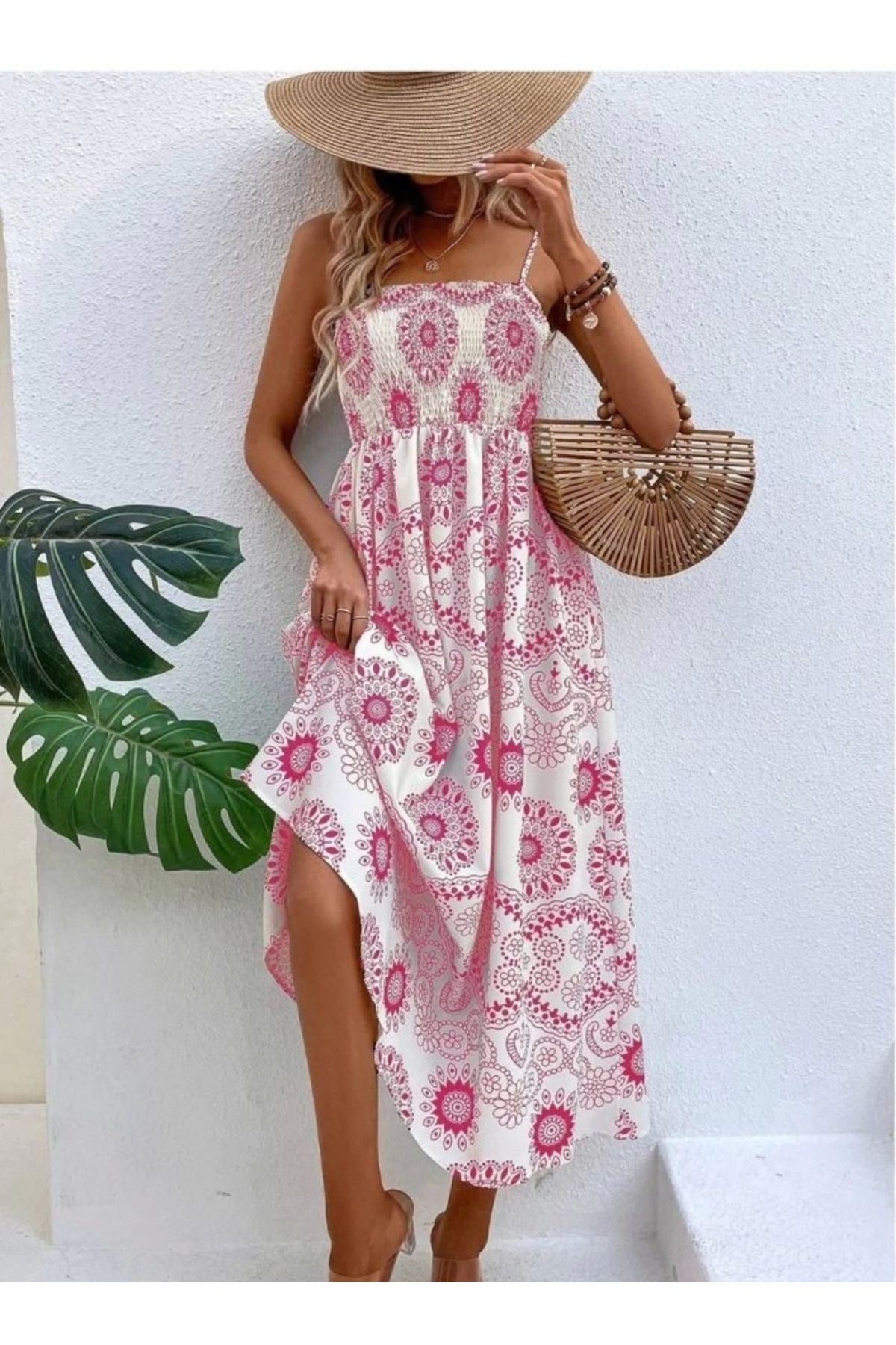 Butik DİJİTAL BASKILI ELBİSE