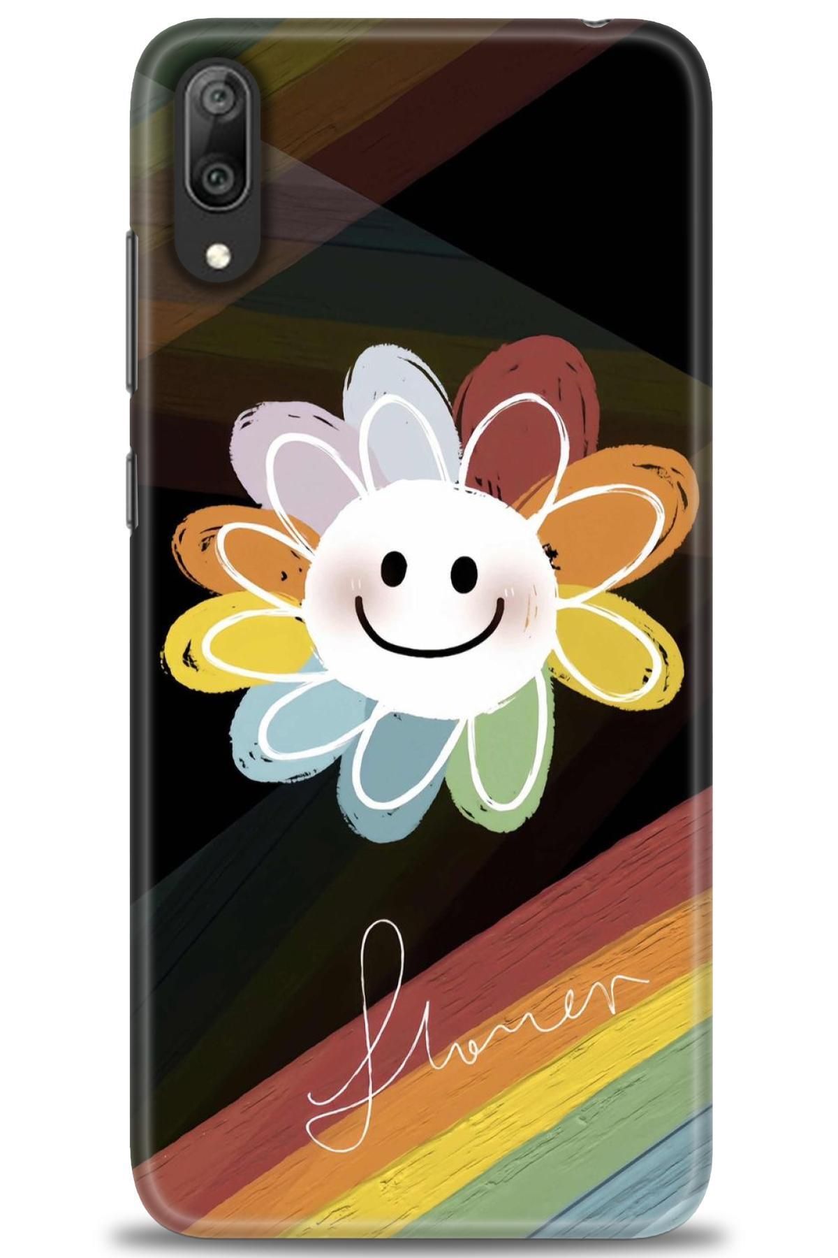 CooperTech Huawei Y7 Prime 2019 İle Uyumlu HD Baskılı Silikon Kılıf - ÖzelSeri Huawei - 28