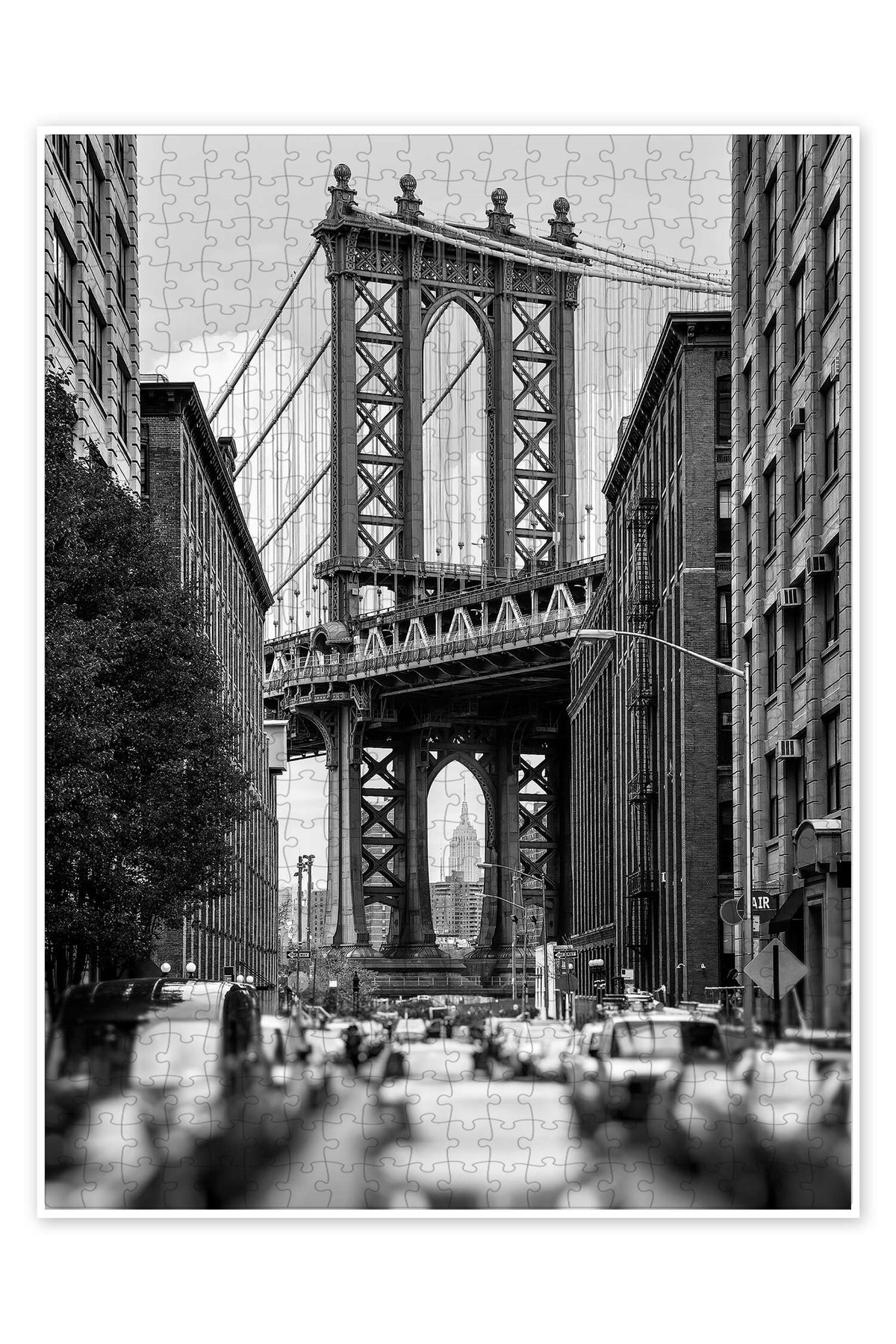Jeronkarji New York Dumbo 500 Parça Puzzle Yapboz Şehir Manzara Temalı Hobilik