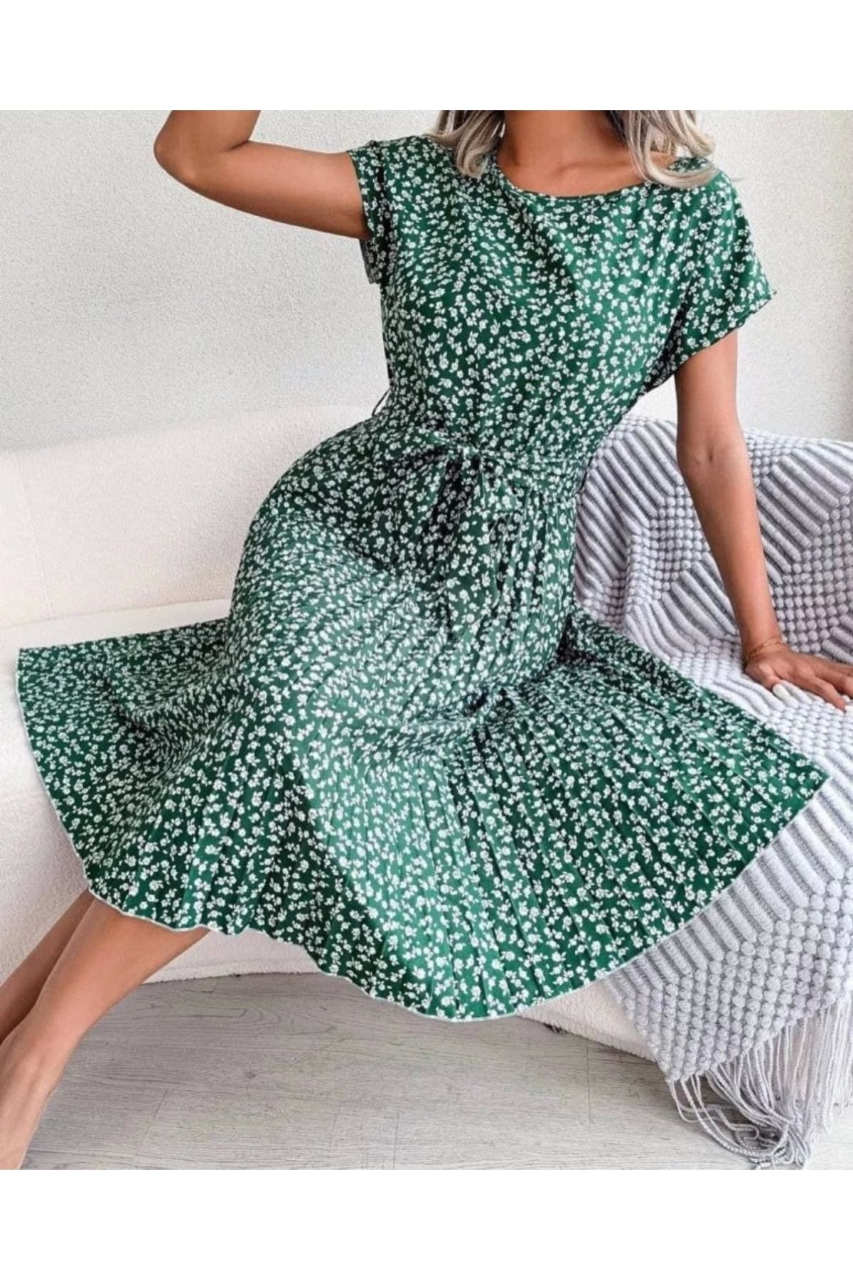 Butik DİJİTAL BASKILI ELBİSE