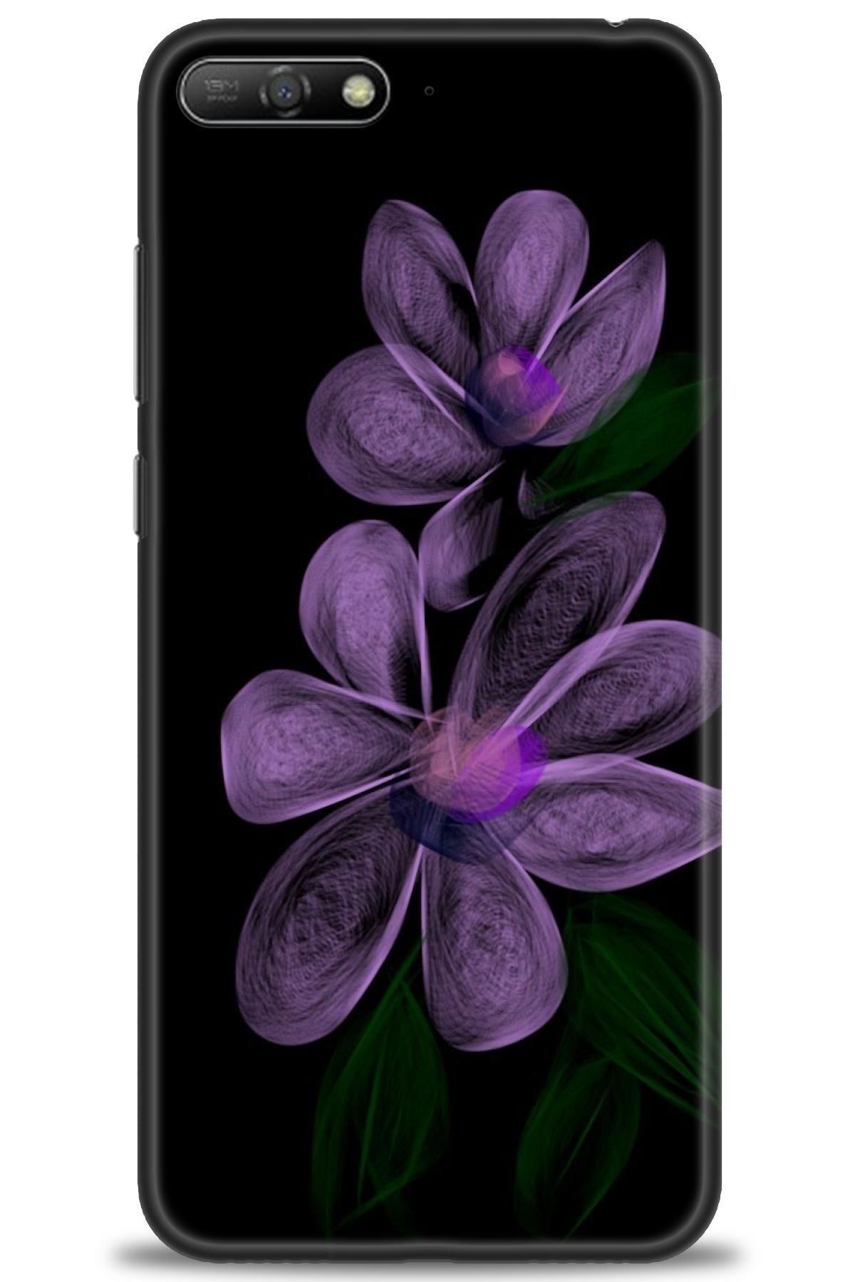 CooperTech Huawei Y6 2018 İle Uyumlu HD Baskılı Silikon Kılıf - ÖzelSeri Huawei - 542