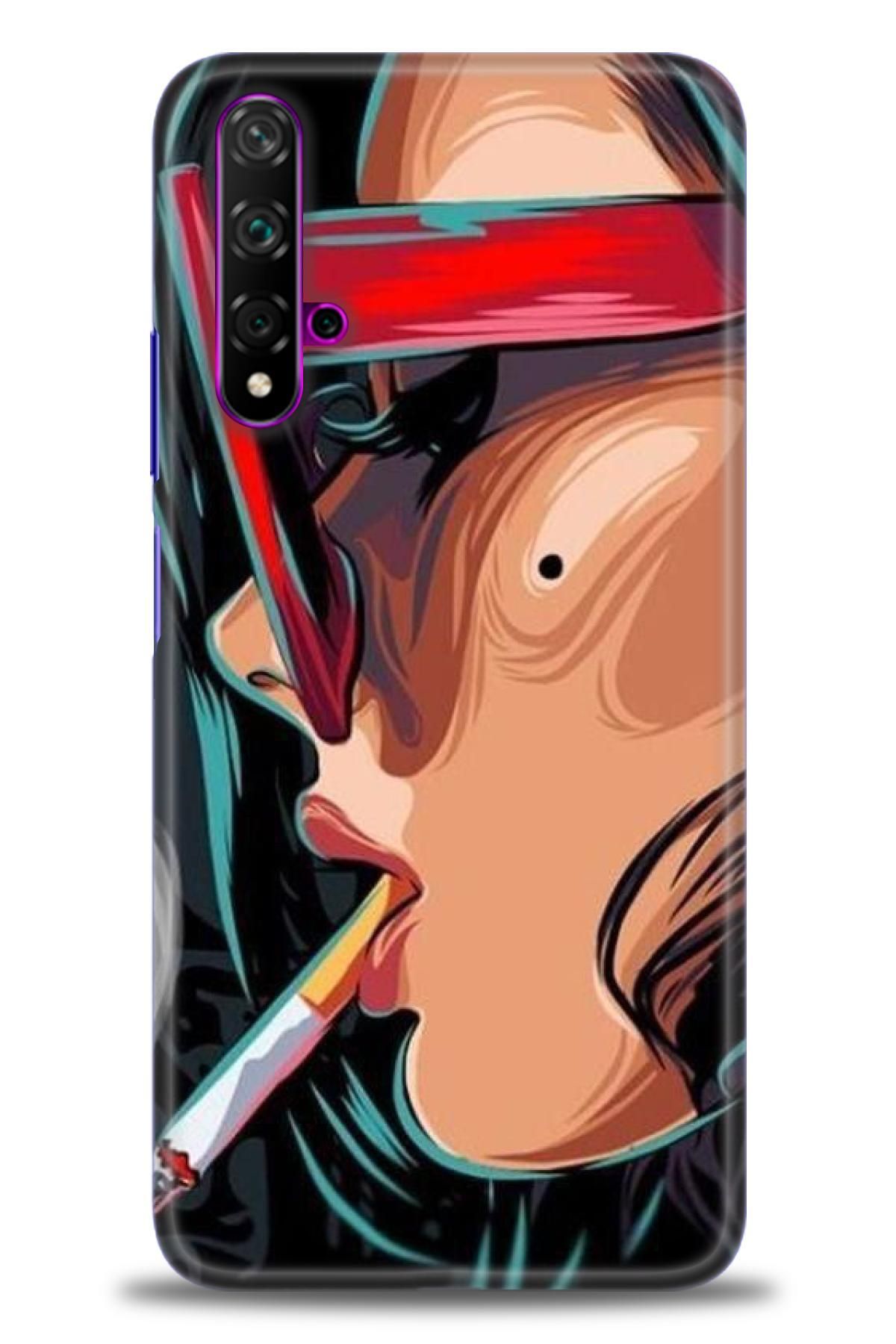 CooperTech Huawei Nova 5T İle Uyumlu HD Baskılı Silikon Kılıf - ÖzelSeri Huawei - 240