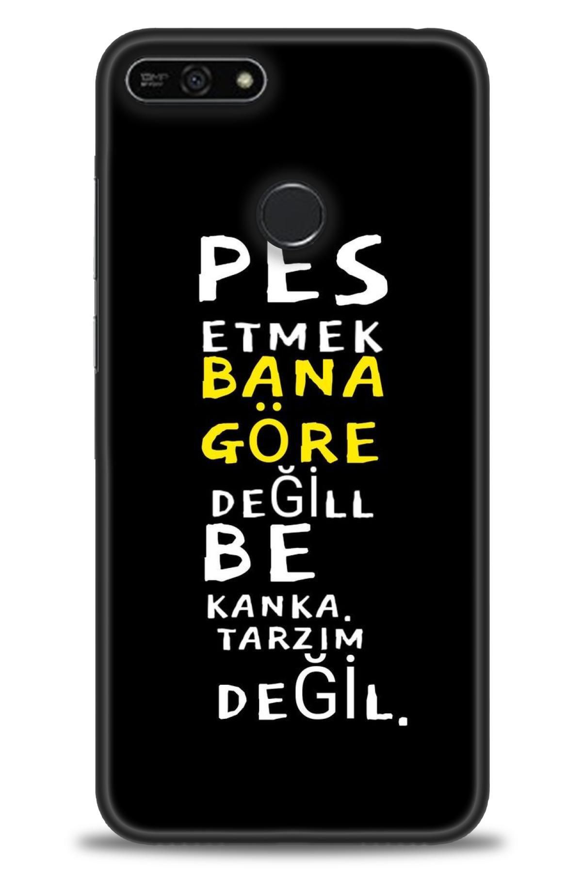 CooperTech Huawei Honor 7A İle Uyumlu HD Baskılı Silikon Kılıf - ÖzelSeri Huawei - 475