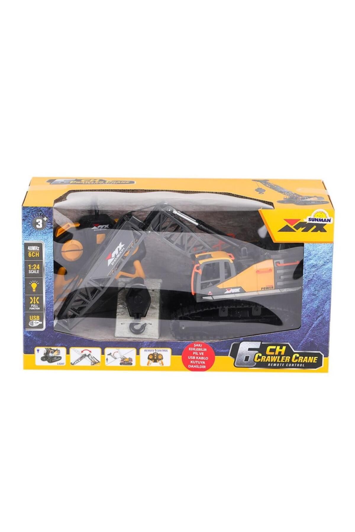 NW NessiWorld Nessiworld 5081 SUN-RST-RC İŞ MAKİNESİ 1 24 BULDOZER FF IŞIKLI 6CH 3 7V USB 40MHZ