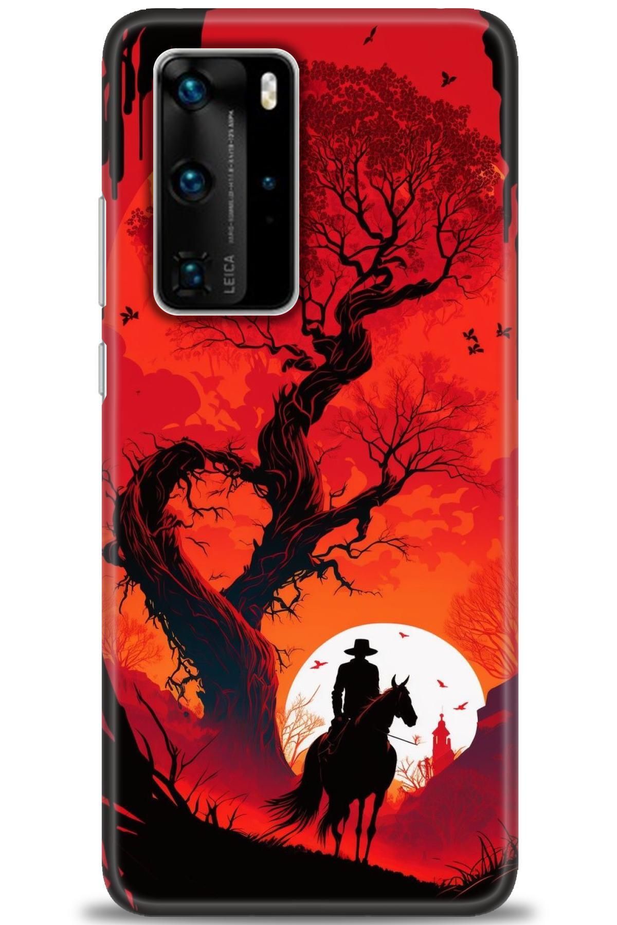 CooperTech Huawei P40 Pro İle Uyumlu HD Baskılı Silikon Kılıf - ÖzelSeri Huawei - 887