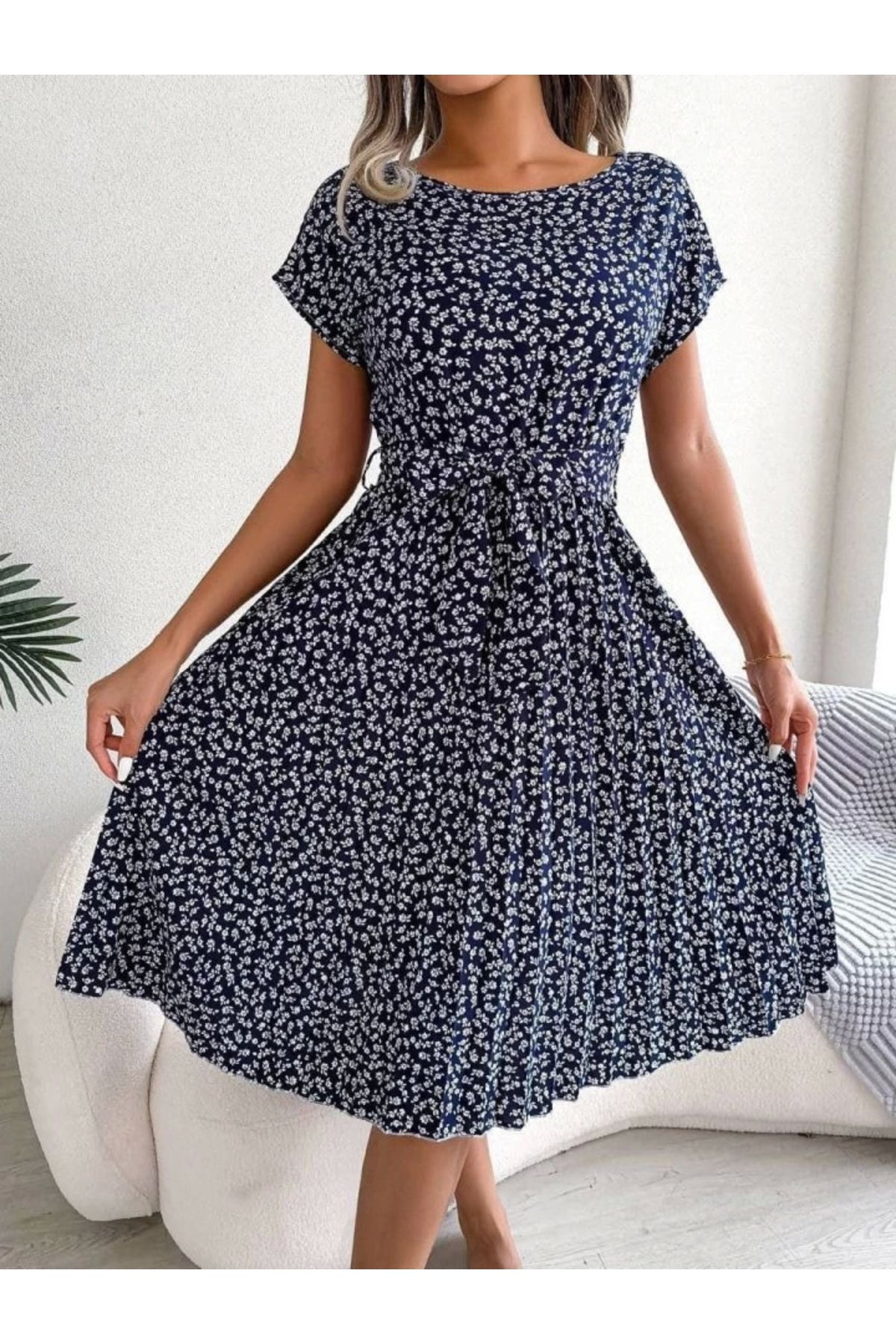 Butik DİJİTAL BASKILI ELBİSE